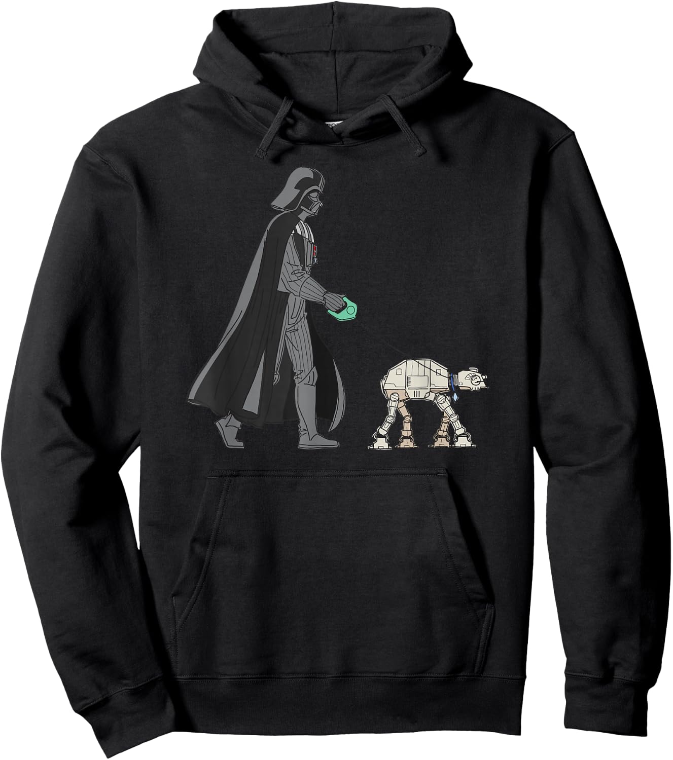 Star Wars Darth Vader the Dog Walker Meme Hoodie - Hoodie | Black