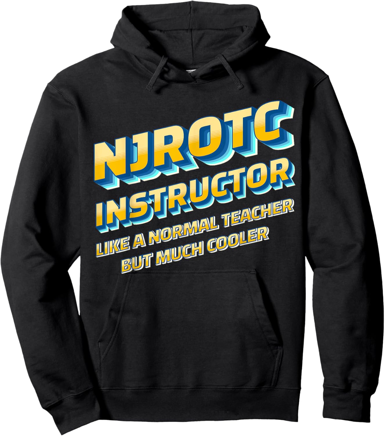 NJROTC Instructor NJROTC Educator Veteran NJROTC Teacher Women Hoodie - Hoodie | Black