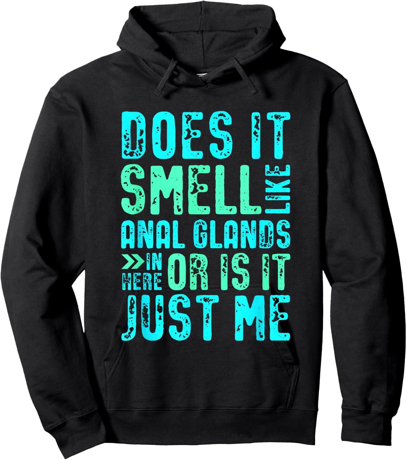 Does it Smell Like Anal Glands Funny Vet tech Hoodie - Hoodie | Black