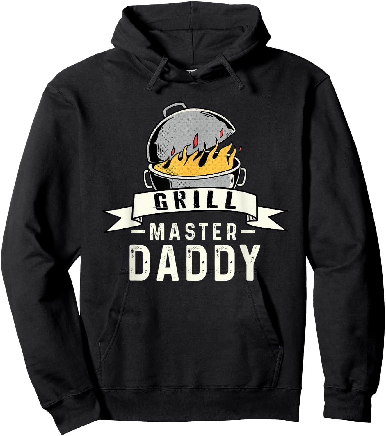Grill-Master Daddy BBQ Smoker Dad Hoodie - Hoodie | Black