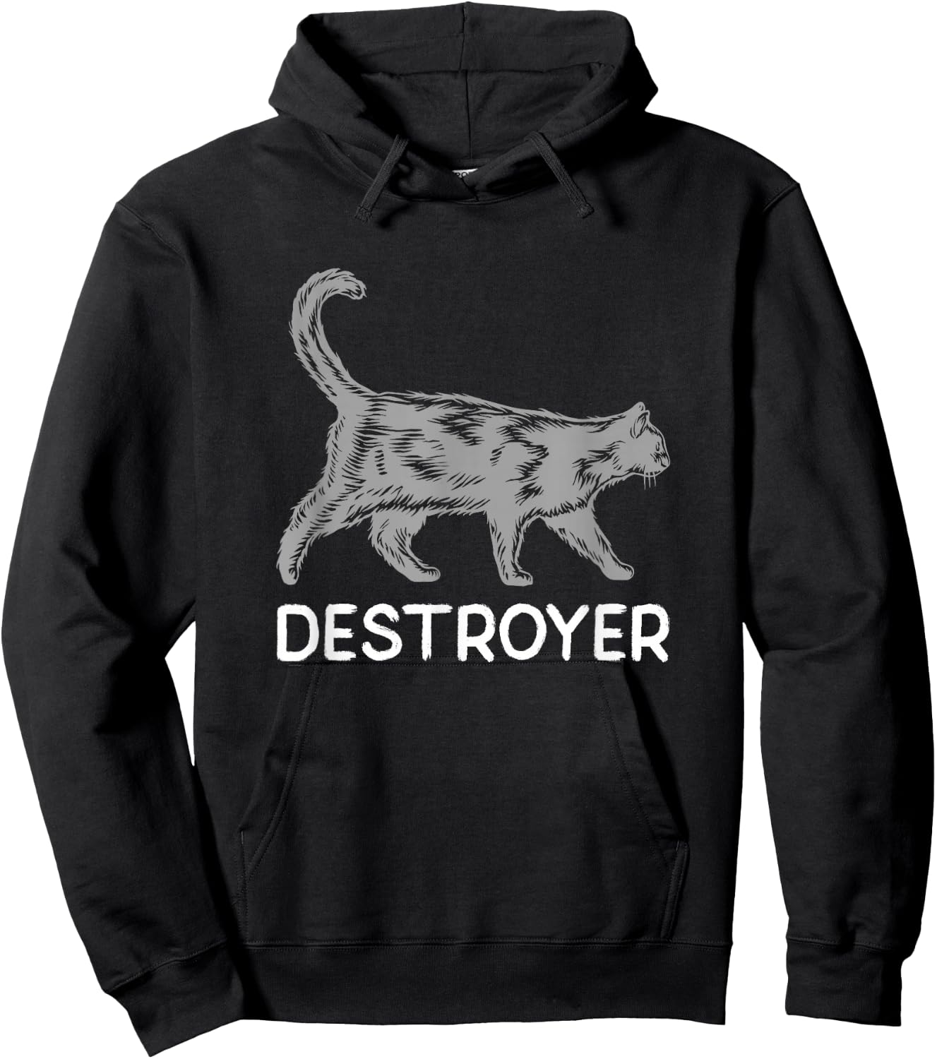 Pussy Destroyer | Dominate Vagina Sex | Well Endowed Man Hoodie - Hoodie | Black