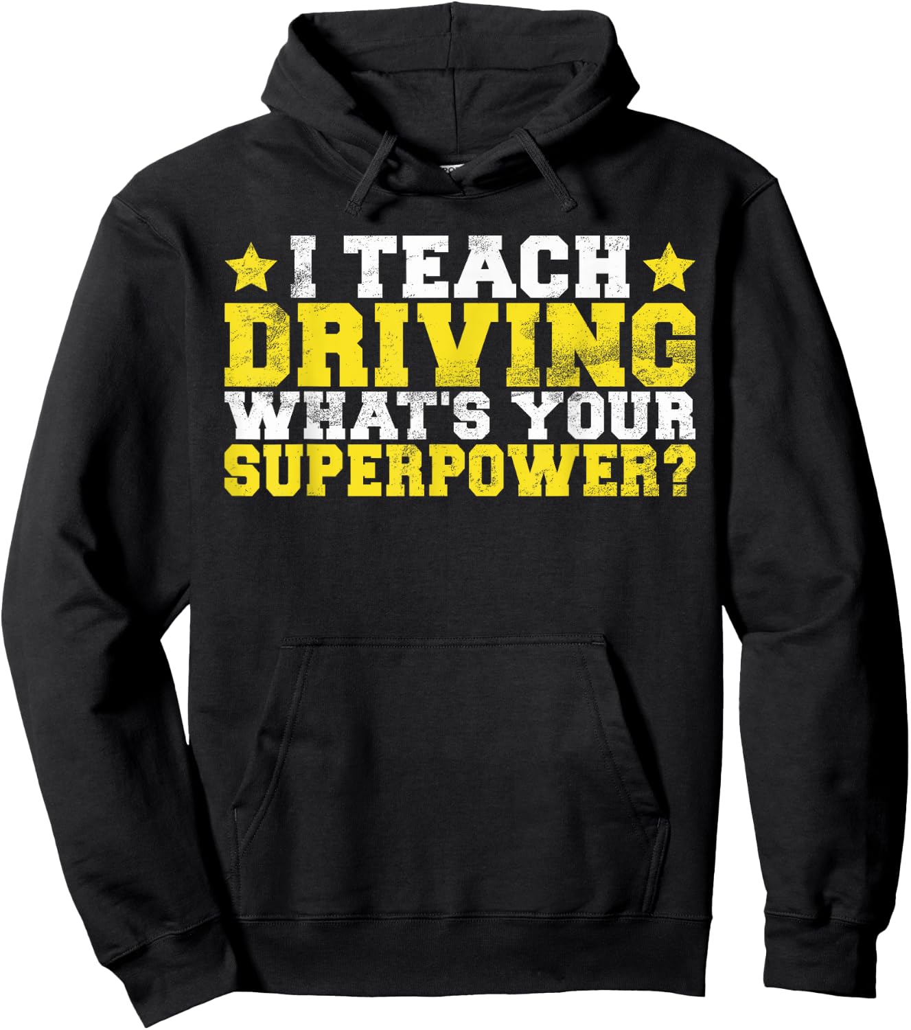 I teach Driving whats your Superpower Driving Instructor Hoodie - Hoodie | Black