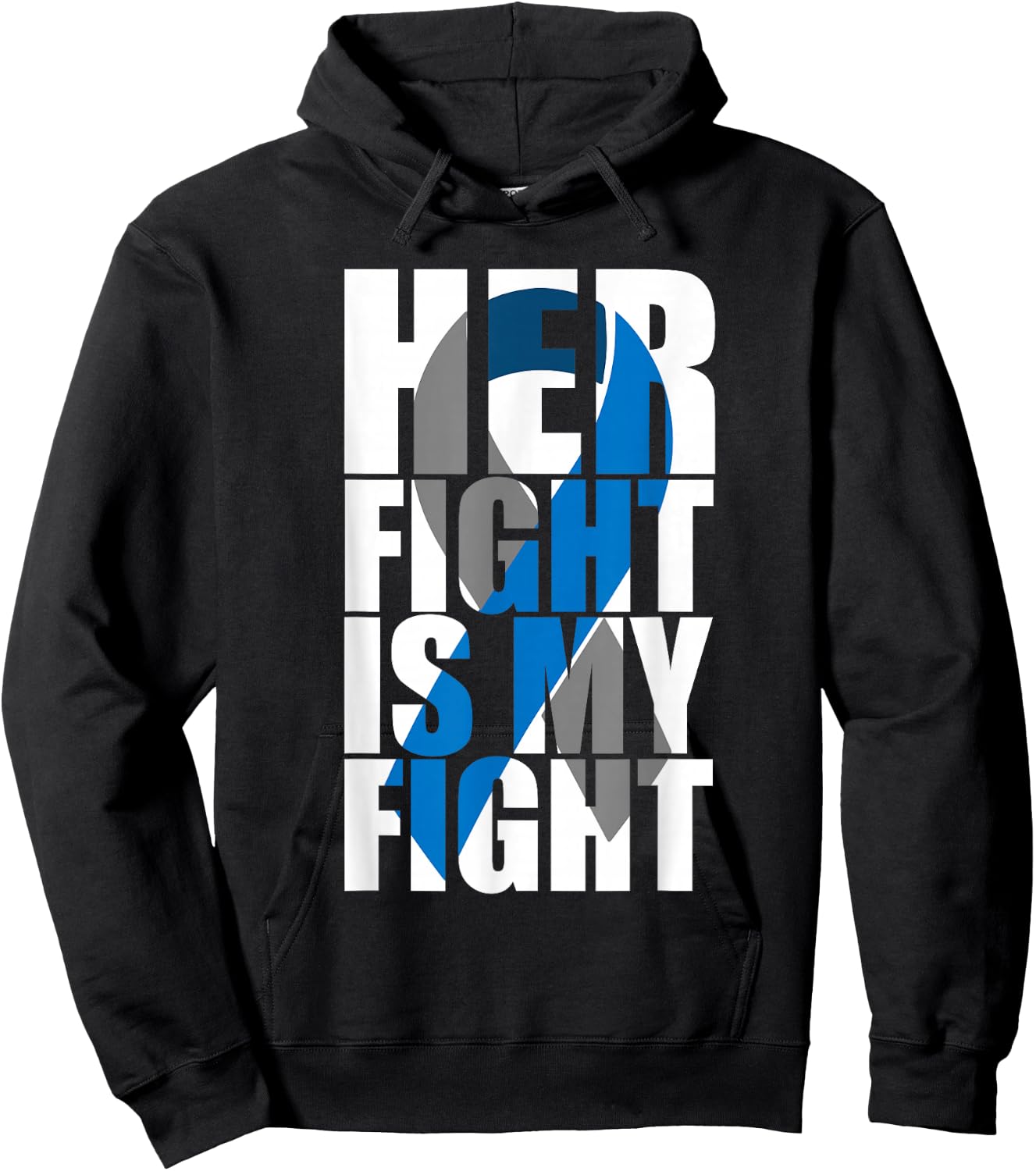 Her fight is my fight Diabetes Hoodie - Hoodie | Black