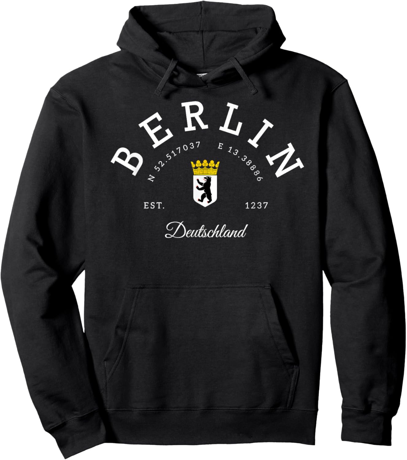 Berlin Germany Capital Of Germany Berlin vacation Hoodie - Hoodie | Black