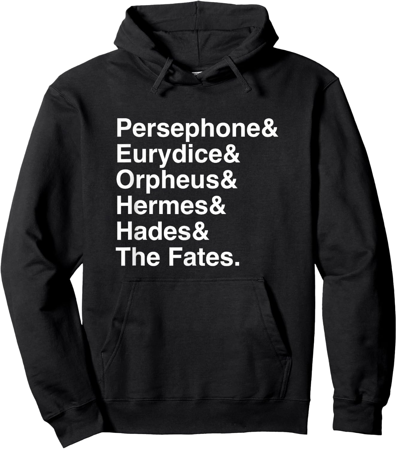 Orpheus, Eurydice, Hadestown Broadway Shirt Musical Theatre Hoodie - Hoodie | Black