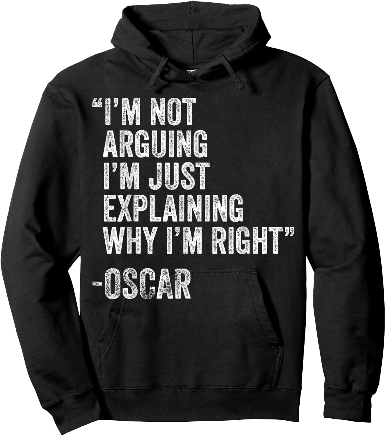 OSCAR Quote Funny Birthday Custom Name Idea Engineer Hoodie - Hoodie | Black