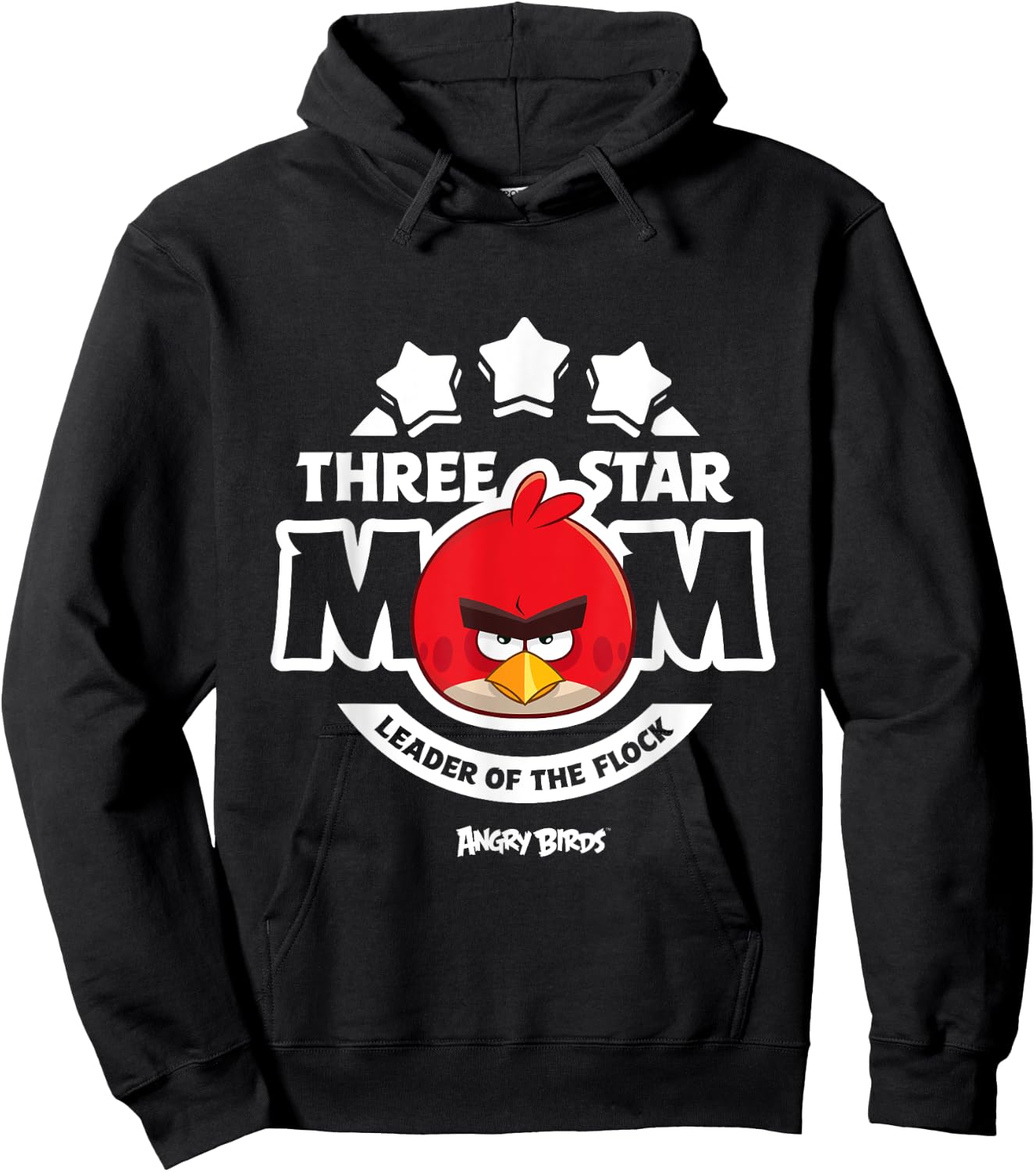 Angry Birds Three Star Mom Official Merchandise Hoodie - Hoodie | Black