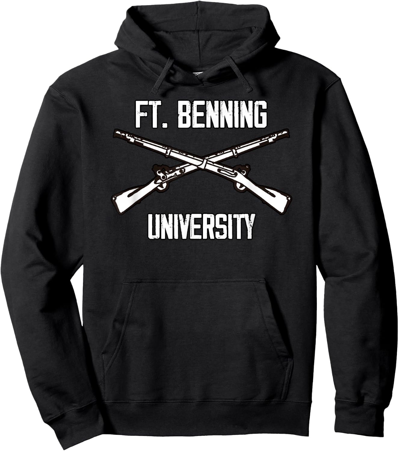 Fort Benning University - Army Infantry for Soldiers Hoodie - Hoodie | Black