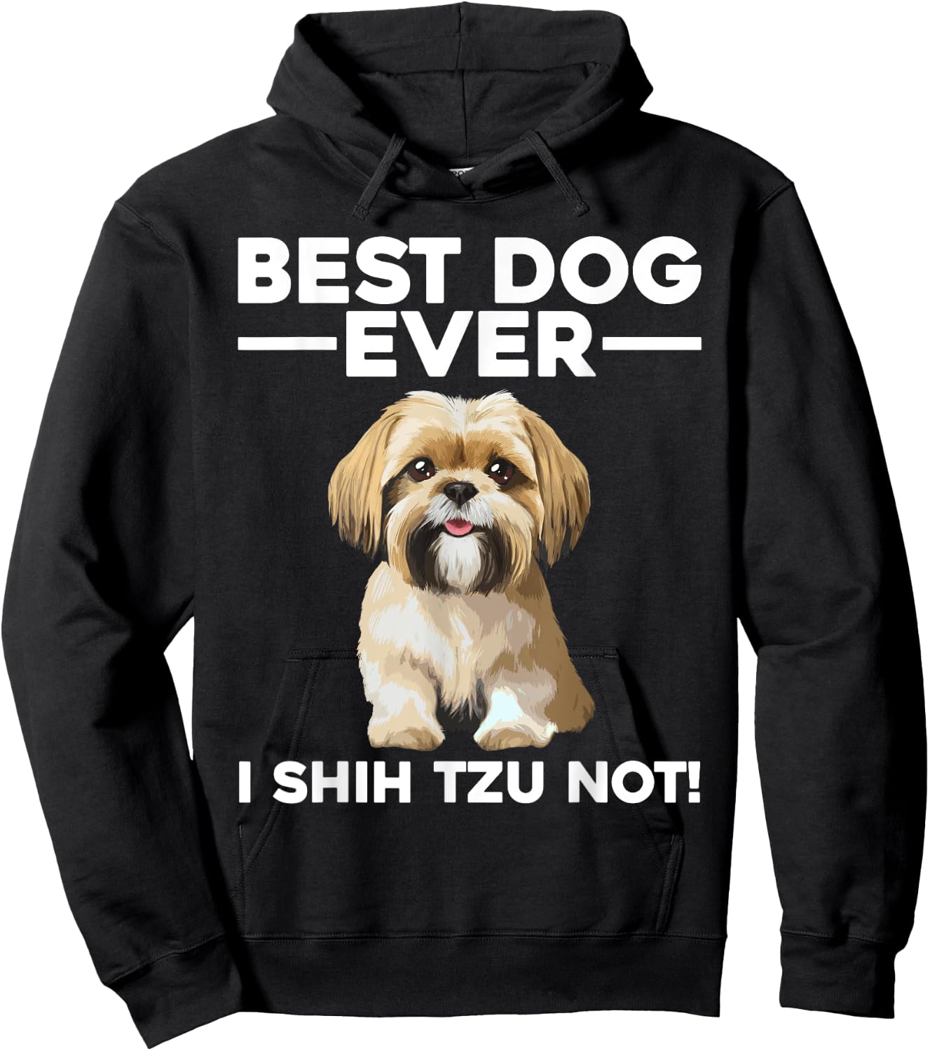 Best Shih Tzu Design Women Pet Dog Shih Tzu Lover Hoodie - Hoodie | Black