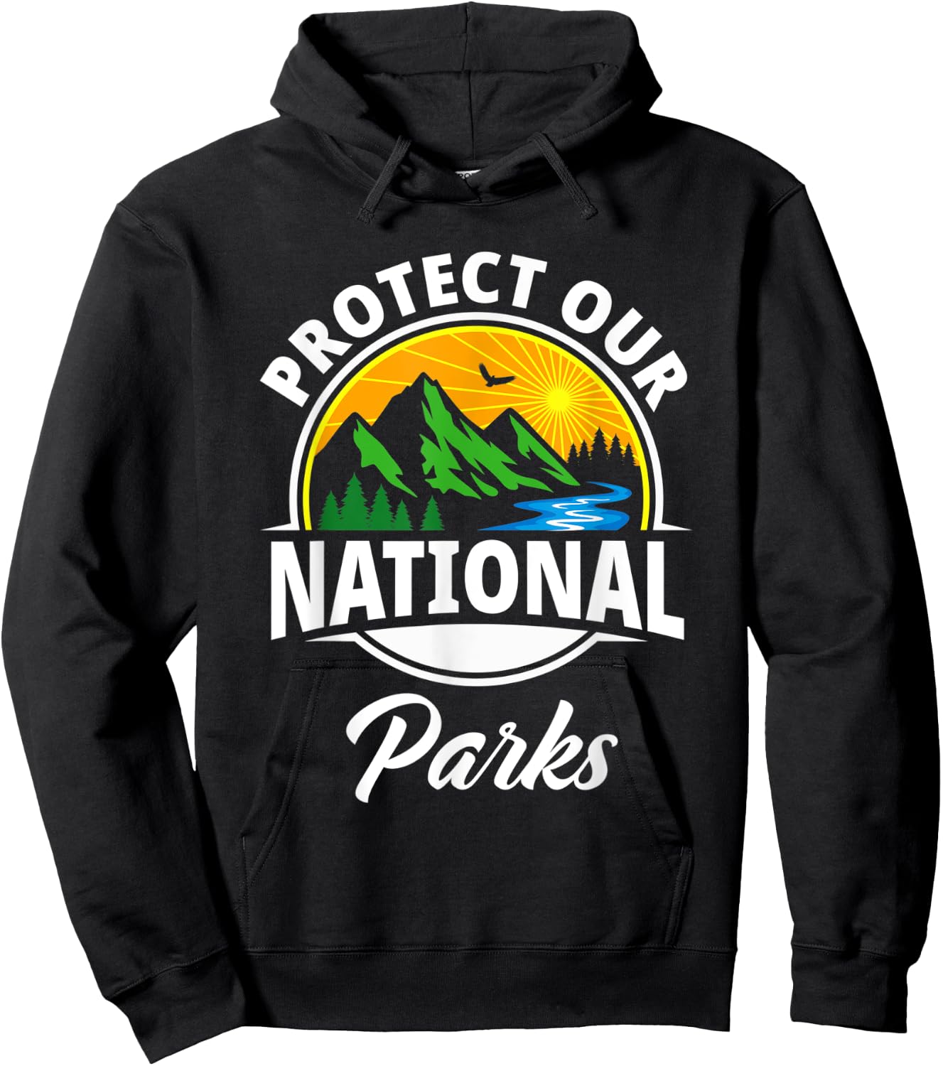 Protect Our National Parks Save Earth Environmental Protest Hoodie - Hoodie | Black