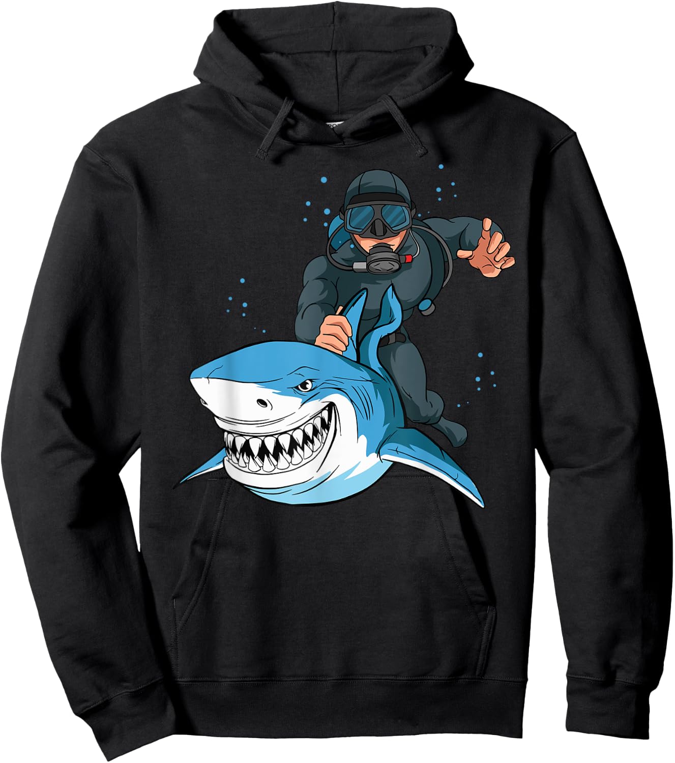 Scuba Diving Lover Ocean Swimmer Underwater Diver Hoodie - Hoodie | Black