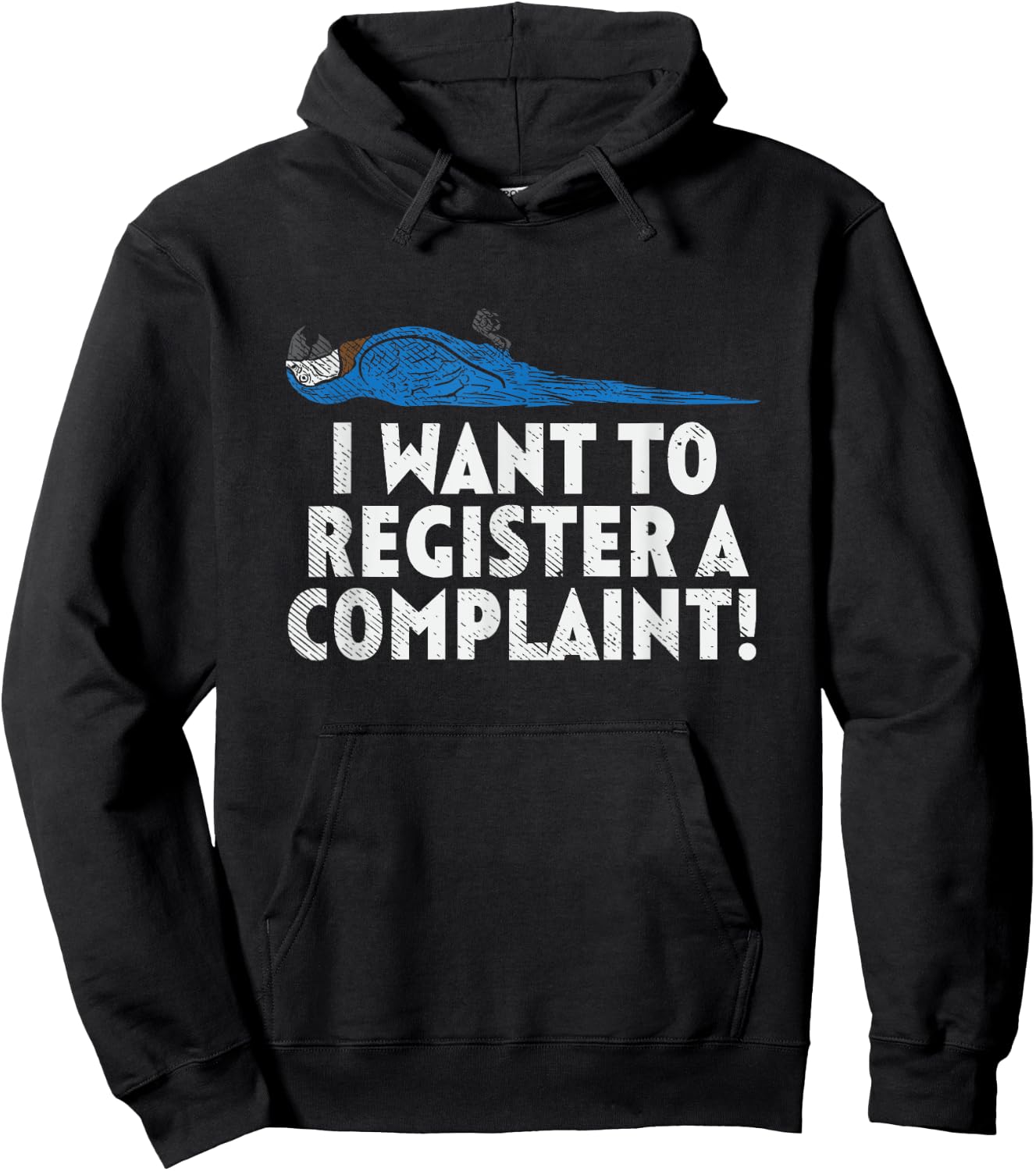 Dead Parrot funny Parrot Hoodie - Hoodie | Black