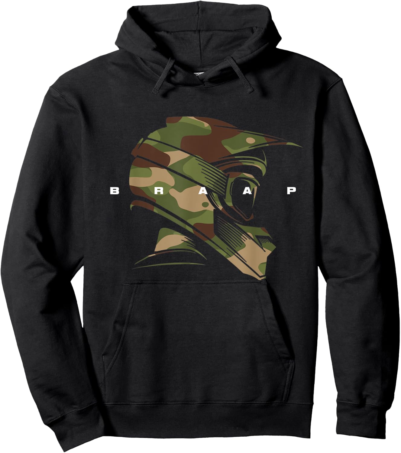 Dirt Bike Motocross Apparel - Dirt Bike Motocross Hoodie - Hoodie | Black
