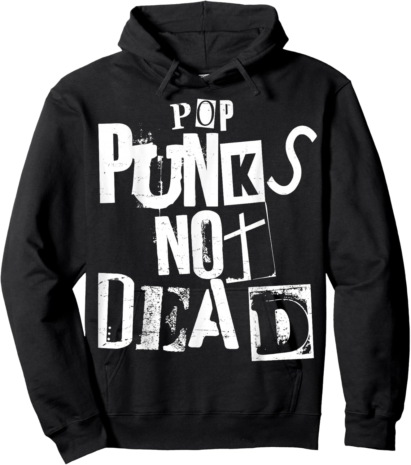 Pop Punks Not Dead - Vintage Grunge - Pop Punk is Not Dead Hoodie - Hoodie | Black