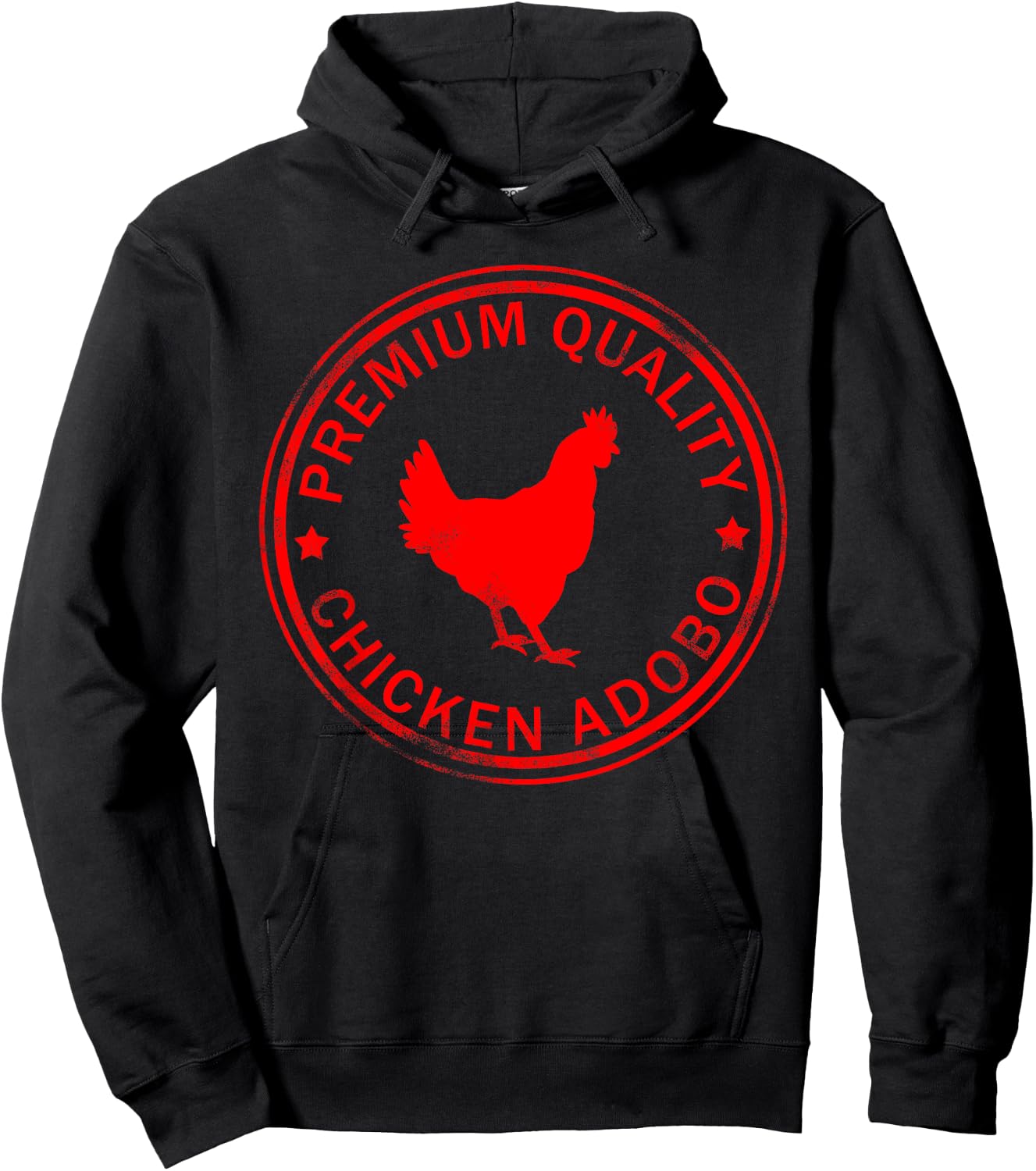 Filipino Shirt Funny Pinoy Chicken Adobo Men Kids Hoodie - Hoodie | Black