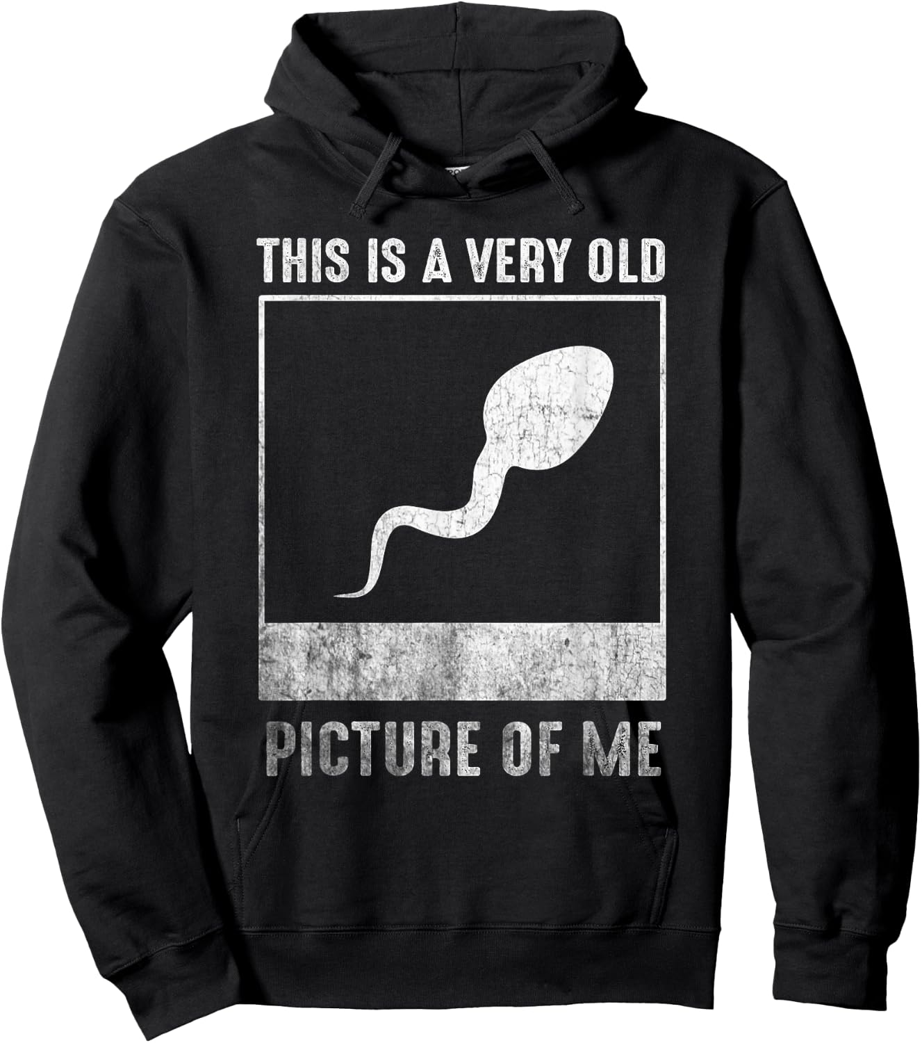 This is a very old picture of me funny sperm Hoodie - Hoodie | Black