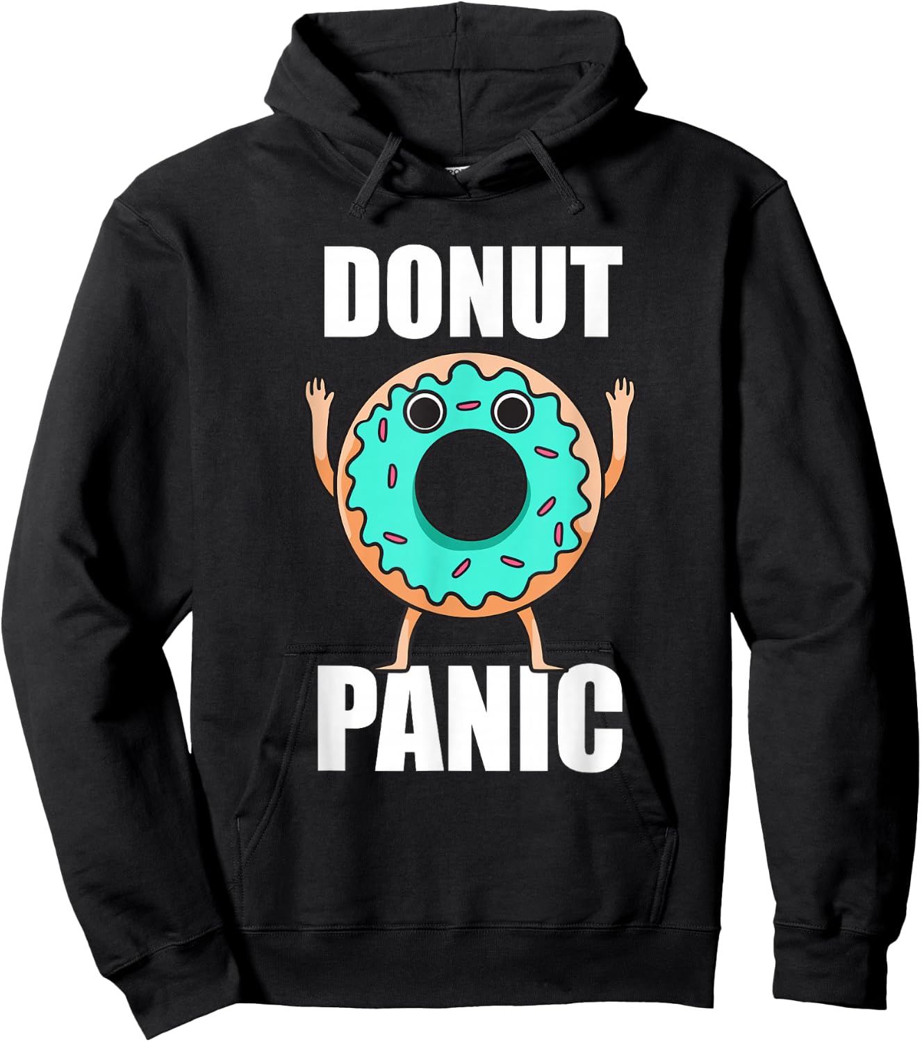 Donut Panic Sweets Donuts Love Hoodie - Hoodie | Black