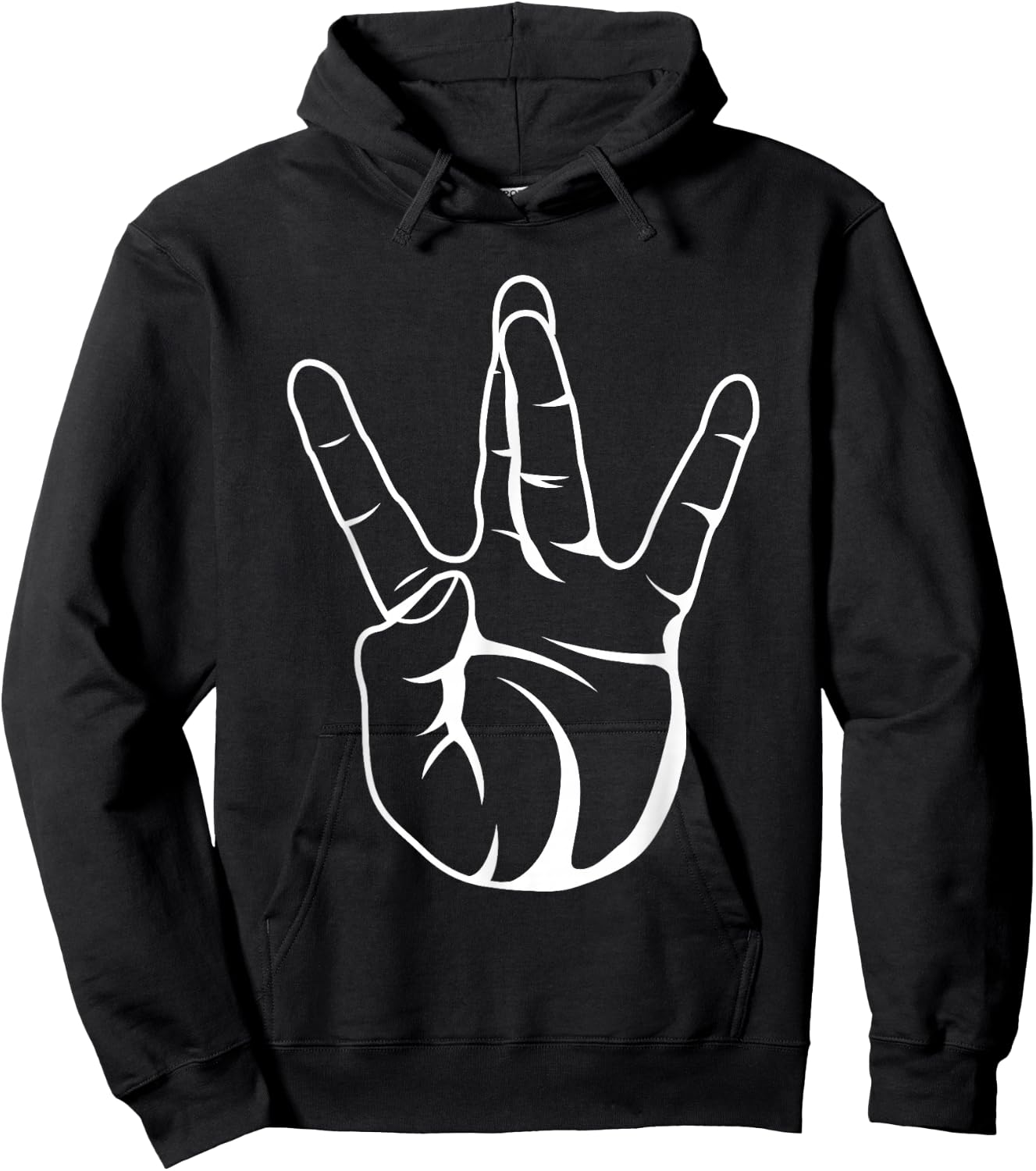 Westside Hip Hop Rap Hand Sign Hoodie - Hoodie | Black