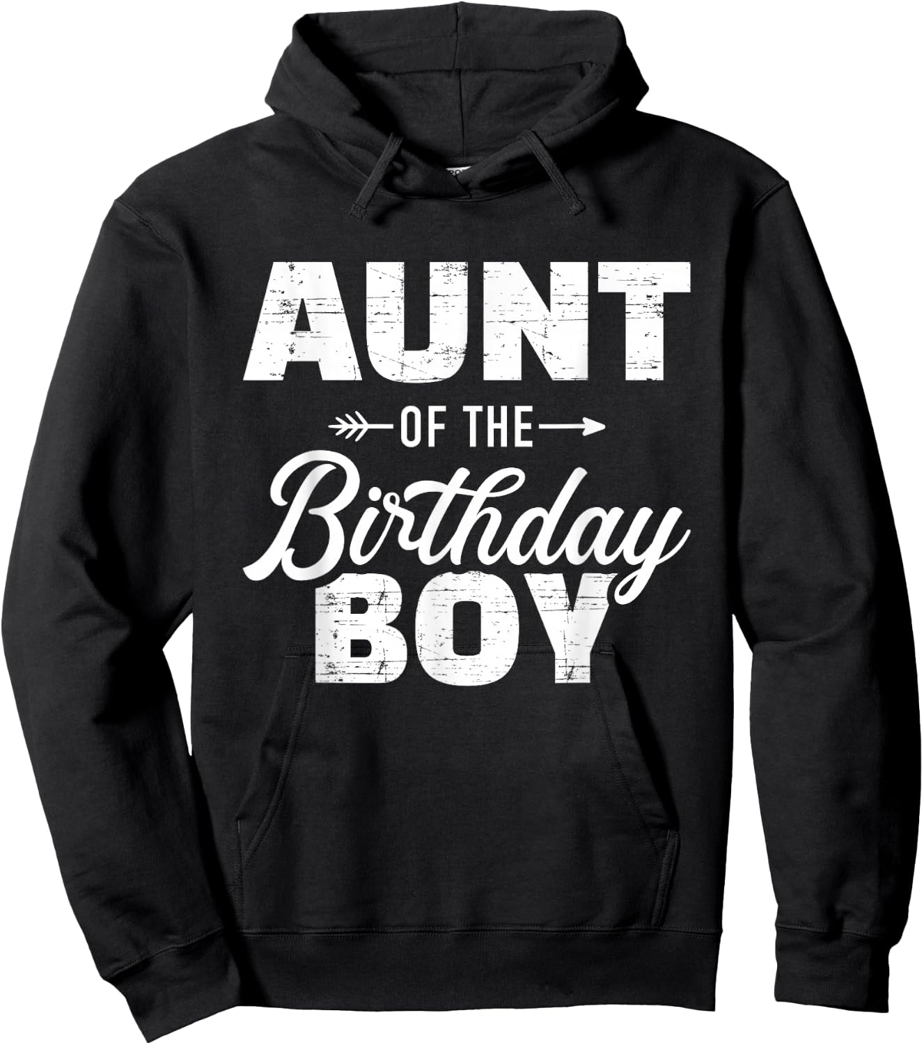 Aunt From Birthday Girl Nephew Hoodie - Hoodie | Black