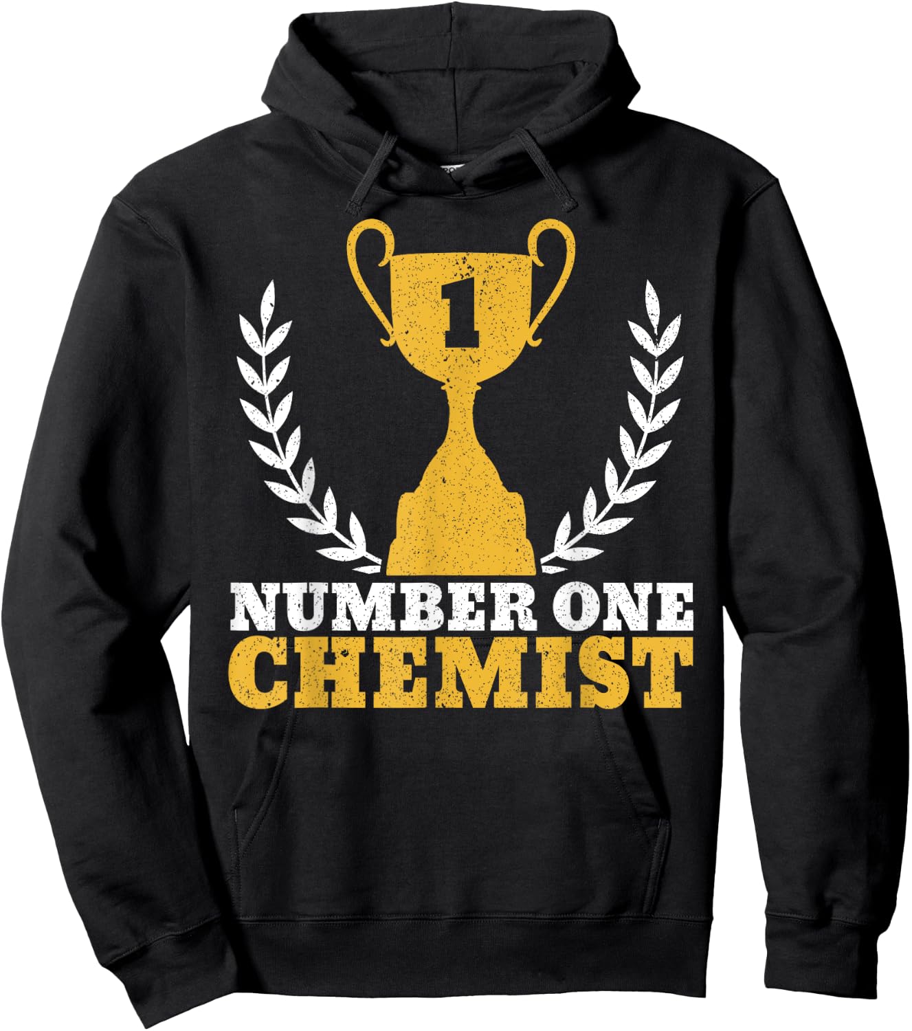 Number One Chemist Nerdy Chemistry Joke Teacher Science Hoodie - Hoodie | Black
