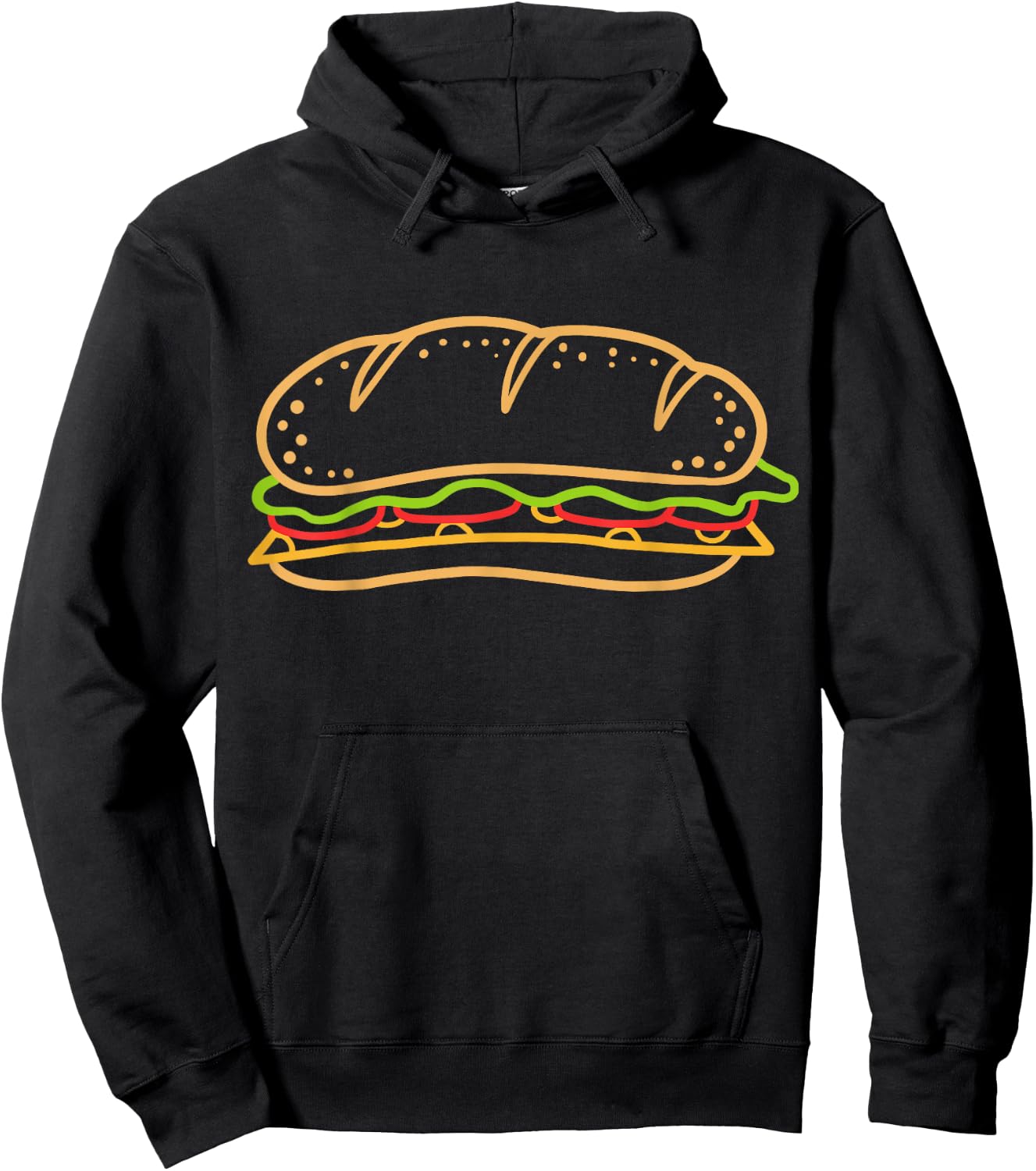 Sandwich Lining. Hoodie - Hoodie | Black