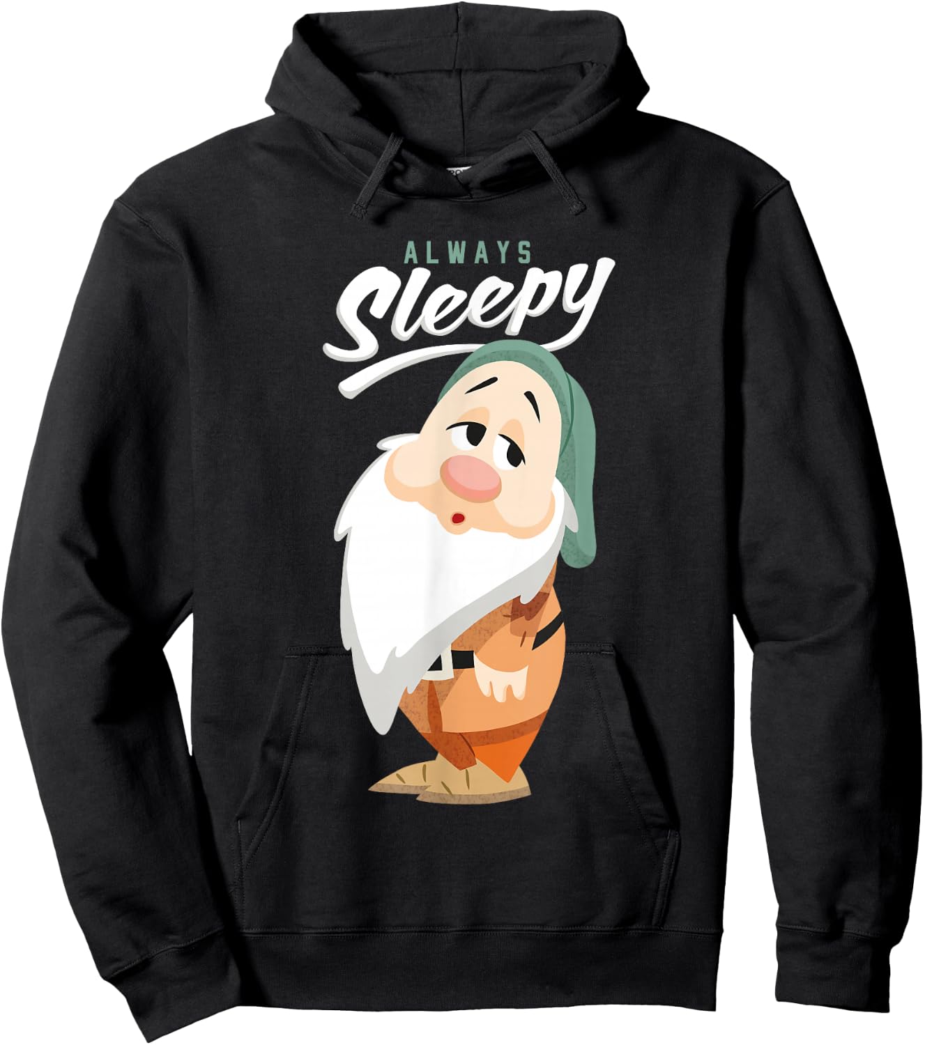 Disney Snow White and The Seven Dwarfs Always Sleepy Hoodie - Hoodie | Black