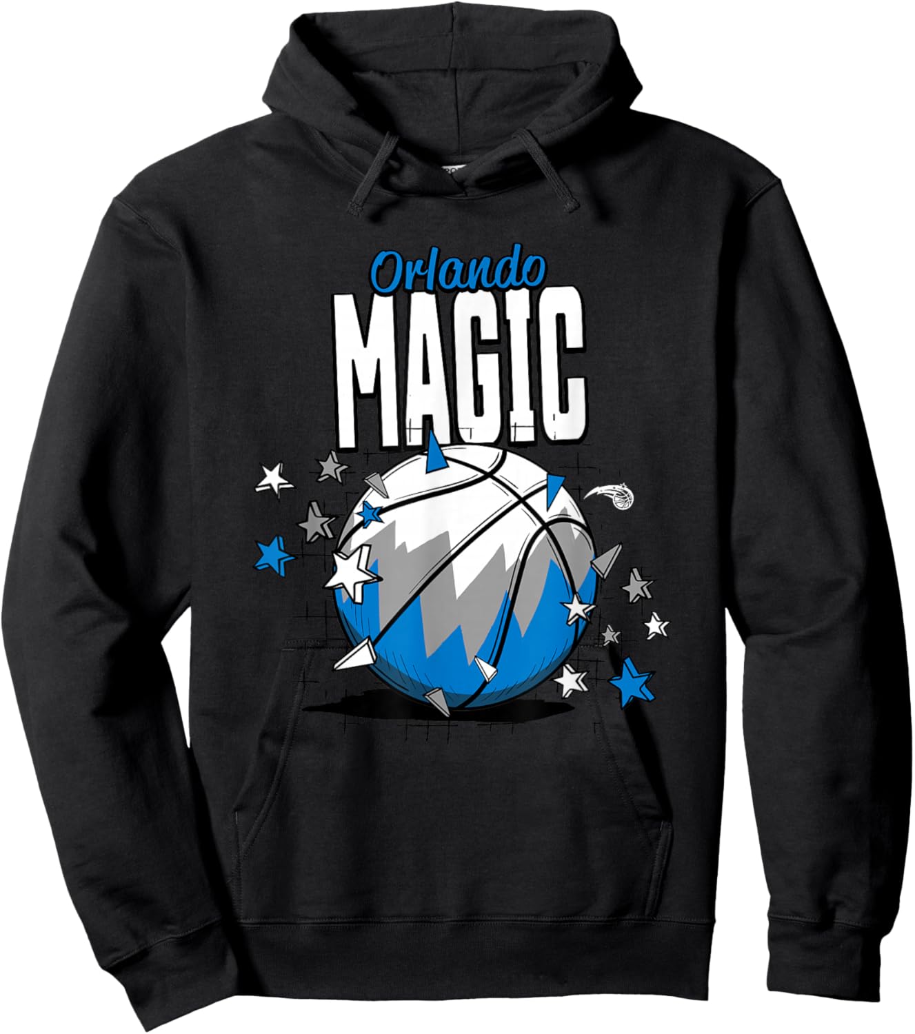 NBA Orlando Magic Basketball Doodle Stars Hoodie - Hoodie | Black