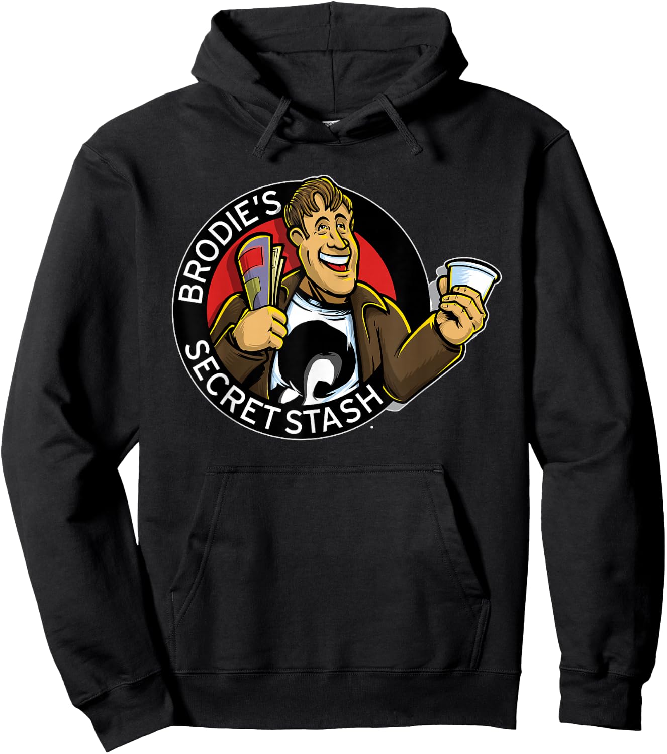 Kevin Smith Jay & Silent Bob Reboot Brodie's Secret Stash Hoodie - Hoodie | Black