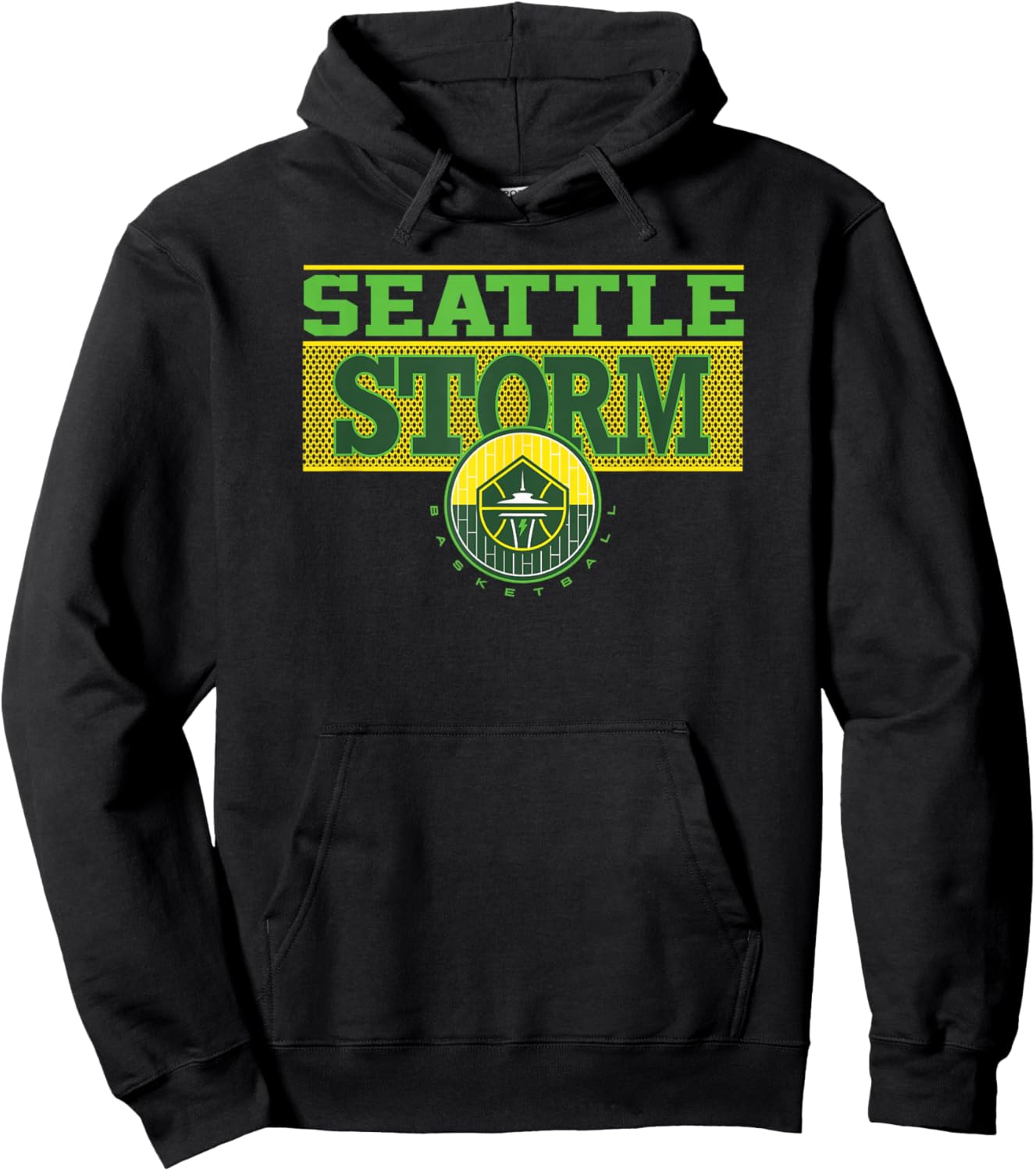 WNBA Seattle Storm Half Court Hoodie - Hoodie | Black