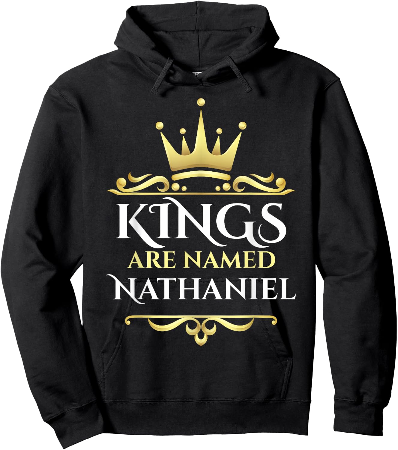 Kings Are Named Nathaniel Hoodie - Hoodie | Black