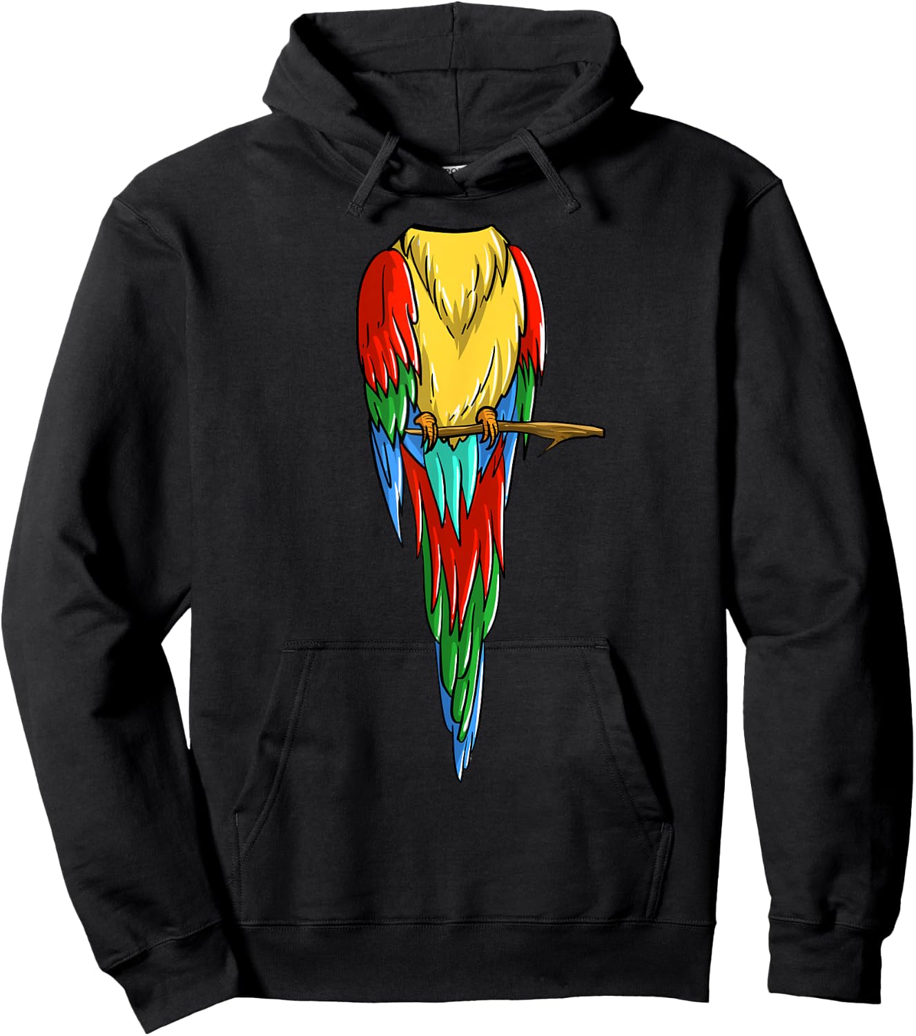 Cool Headless Parrot Halloween Costume | Funny Lazy DIY Gift Hoodie - Hoodie | Black