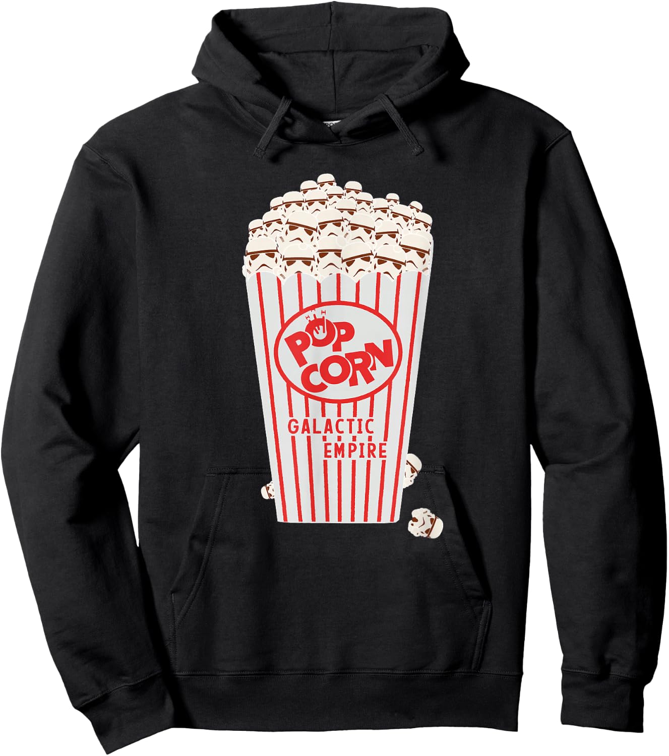 Star Wars Galactic Empire Stormtrooper Popcorn Hoodie - Hoodie | Black