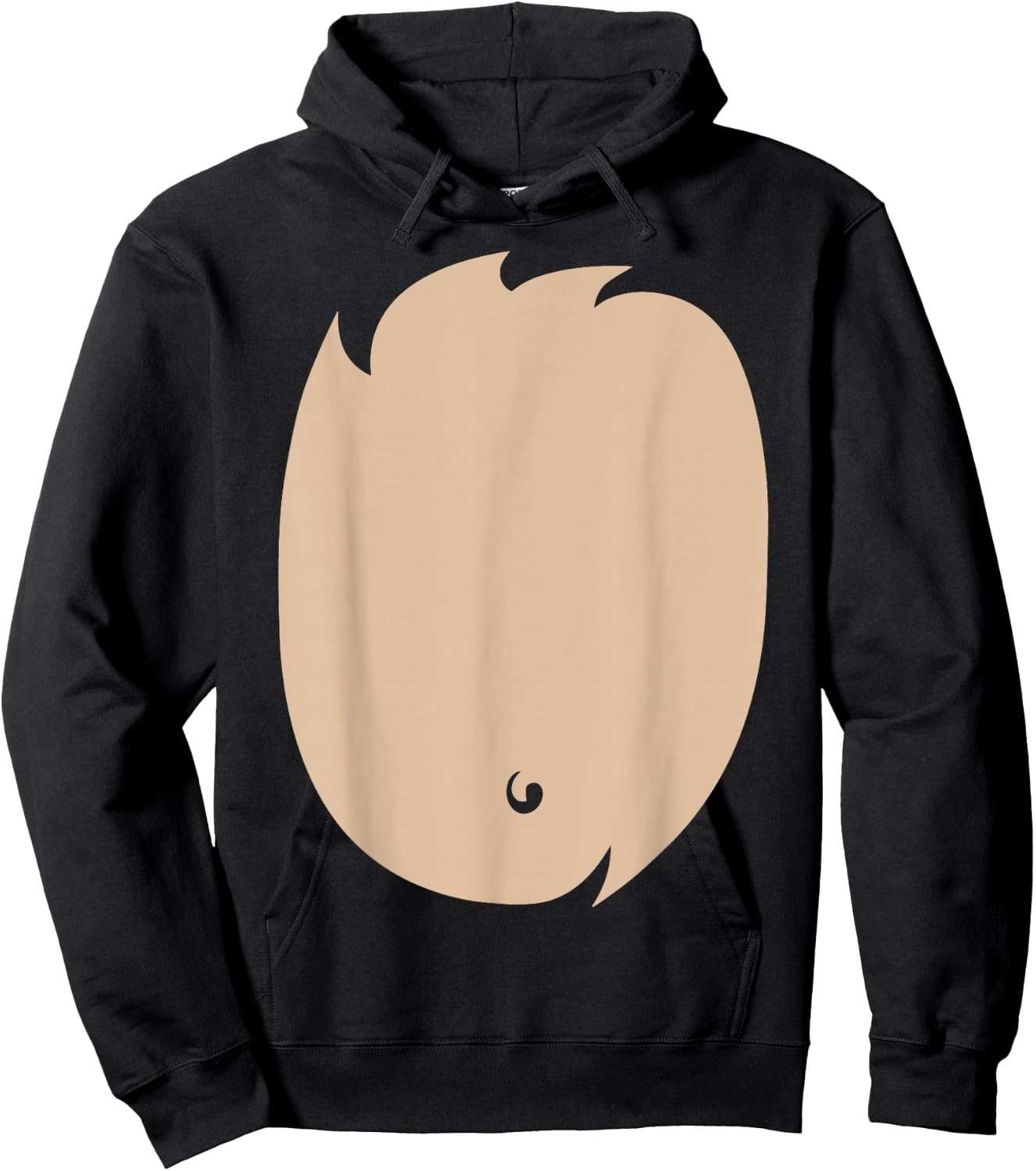 Deer Belly Shirt Cute Deer Costume DIY Halloween Costume Hoodie - Hoodie | Black