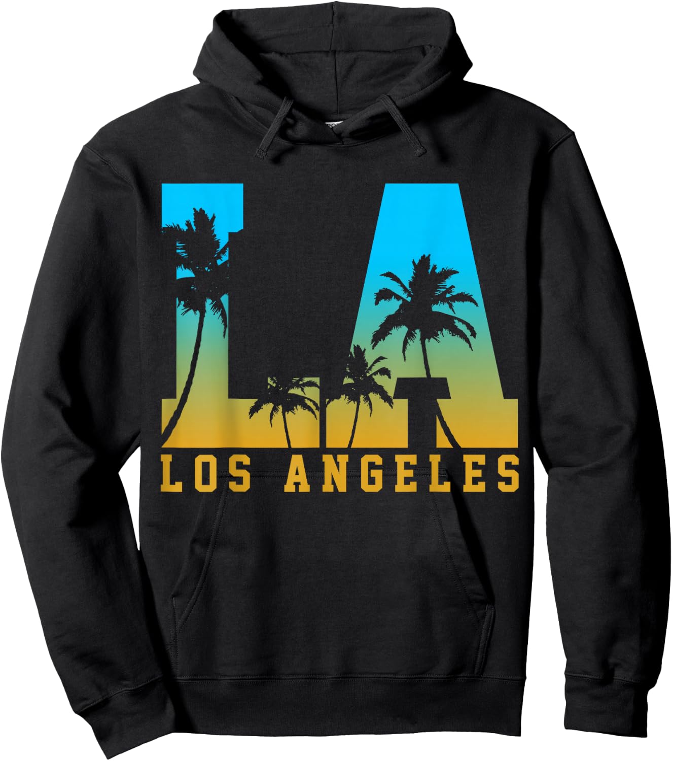 Los Angeles LA California California USA America Souvenir Hoodie - Hoodie | Black