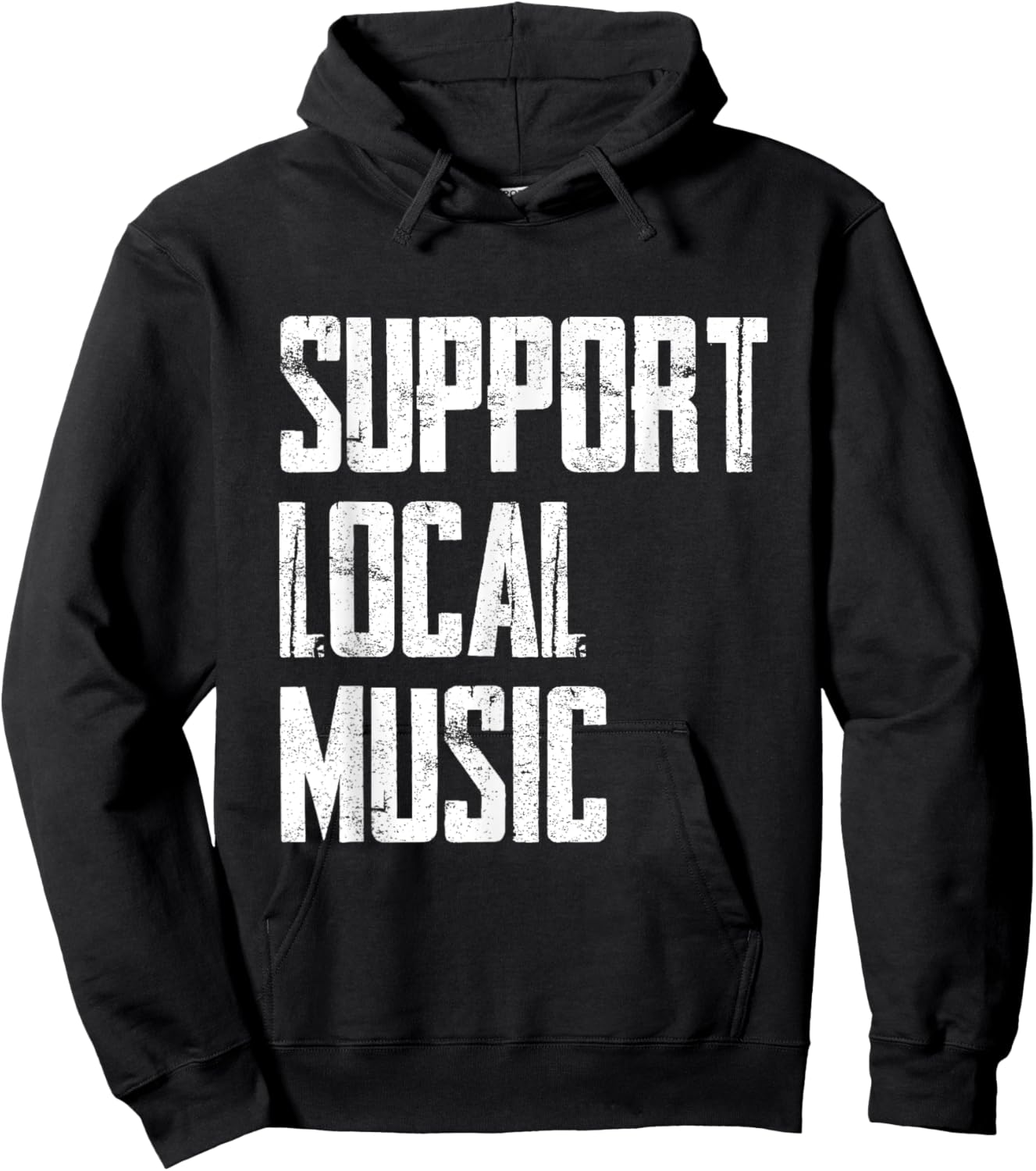 Support Local Music Hoodie - Hoodie | Black