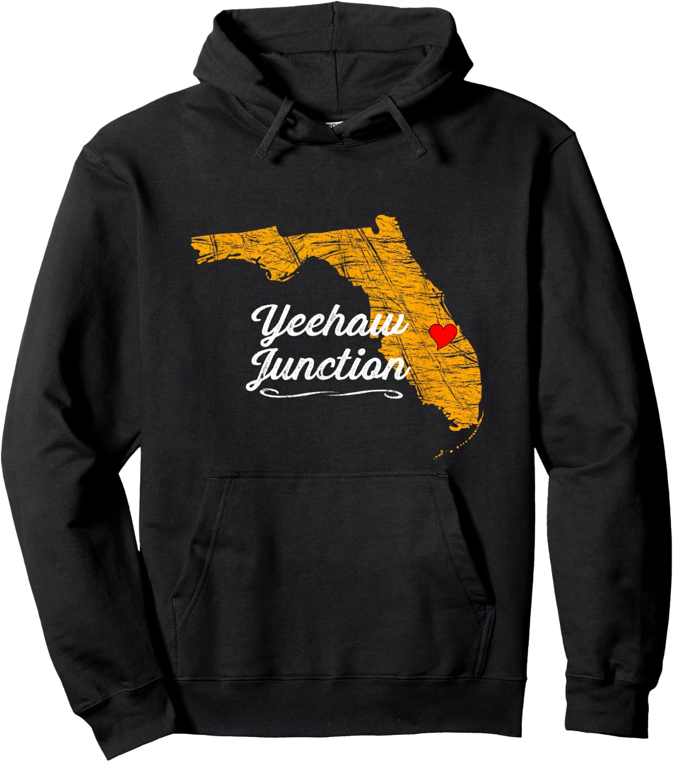 City of Yeehaw Junction | FLORIDA - FL Merch Souvenir Hoodie - Hoodie | Black