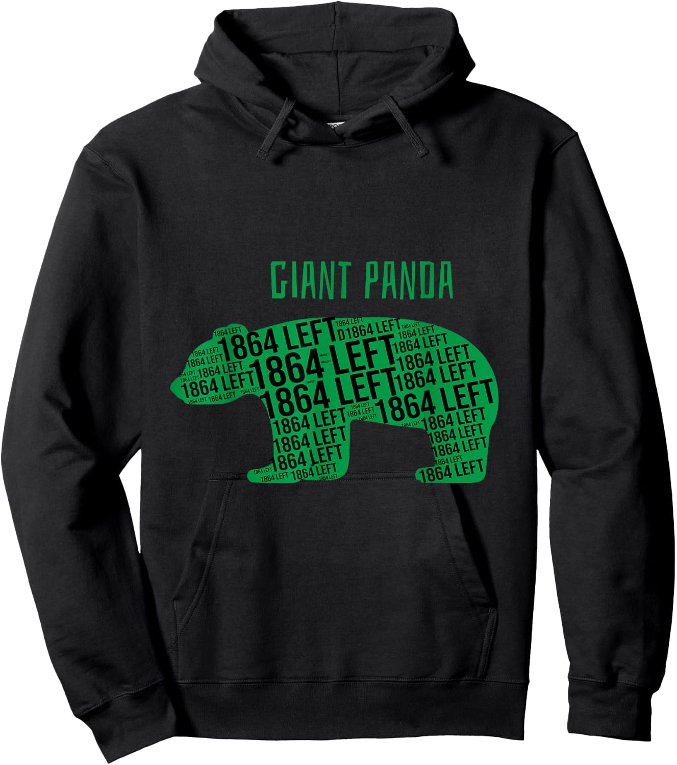 Endangered Species Animal - Giant Panda Hoodie - Hoodie | Black
