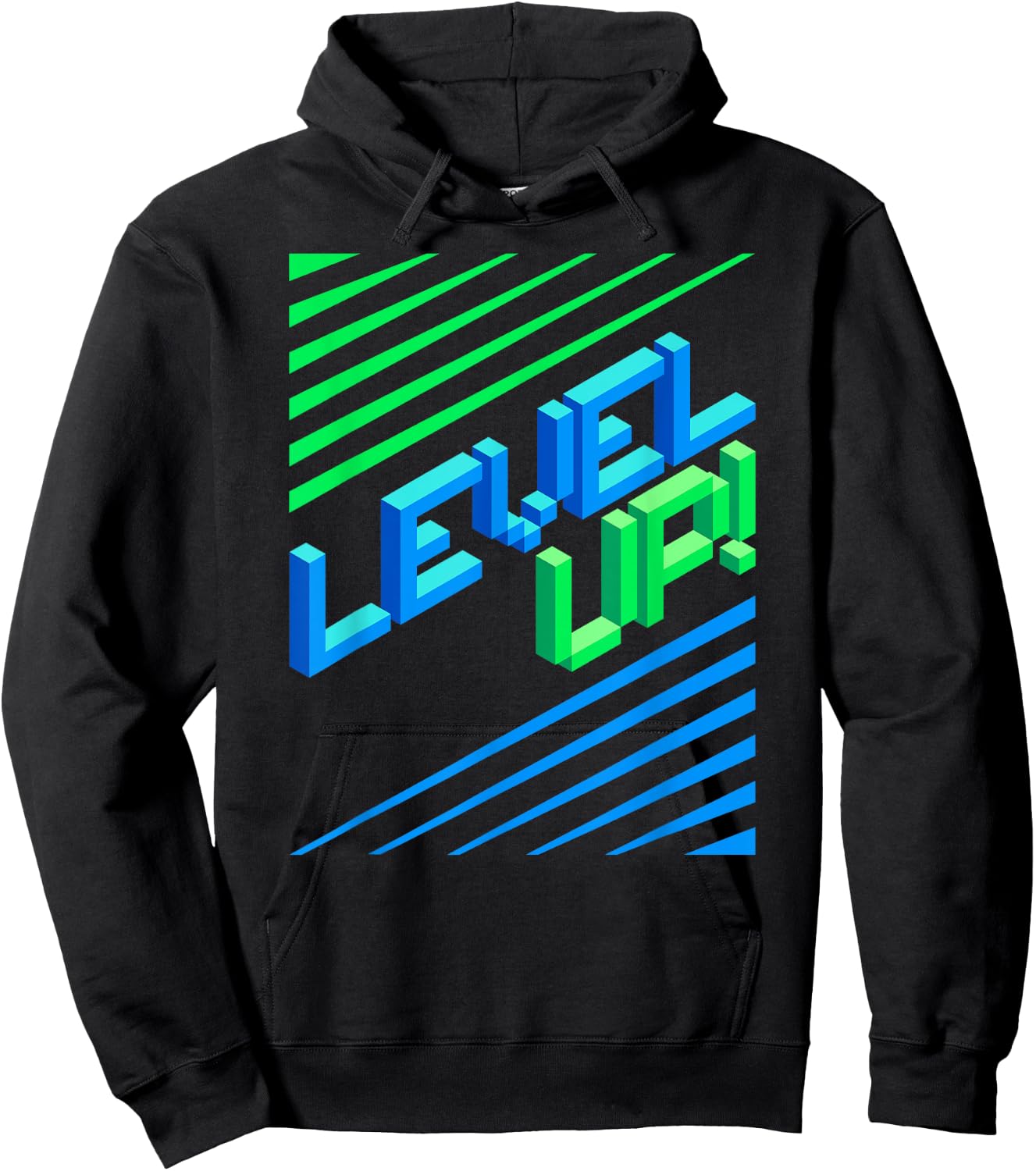 Level Your Game Up I Controller PS5 Gaming Hoodie - Hoodie | Black
