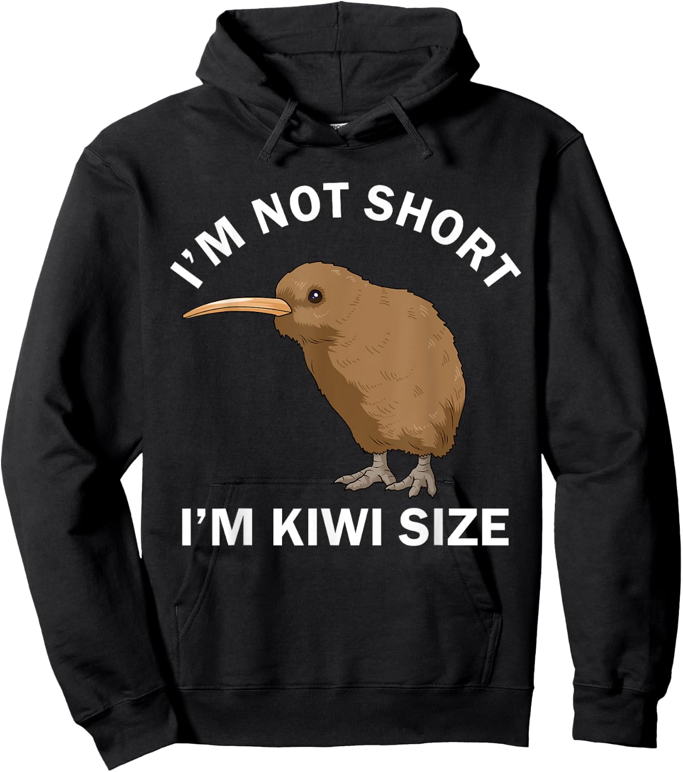 Funny Kiwi Shirt Women Kawaii Kiwi Bird Gifts New Zealand Hoodie - Hoodie | Black