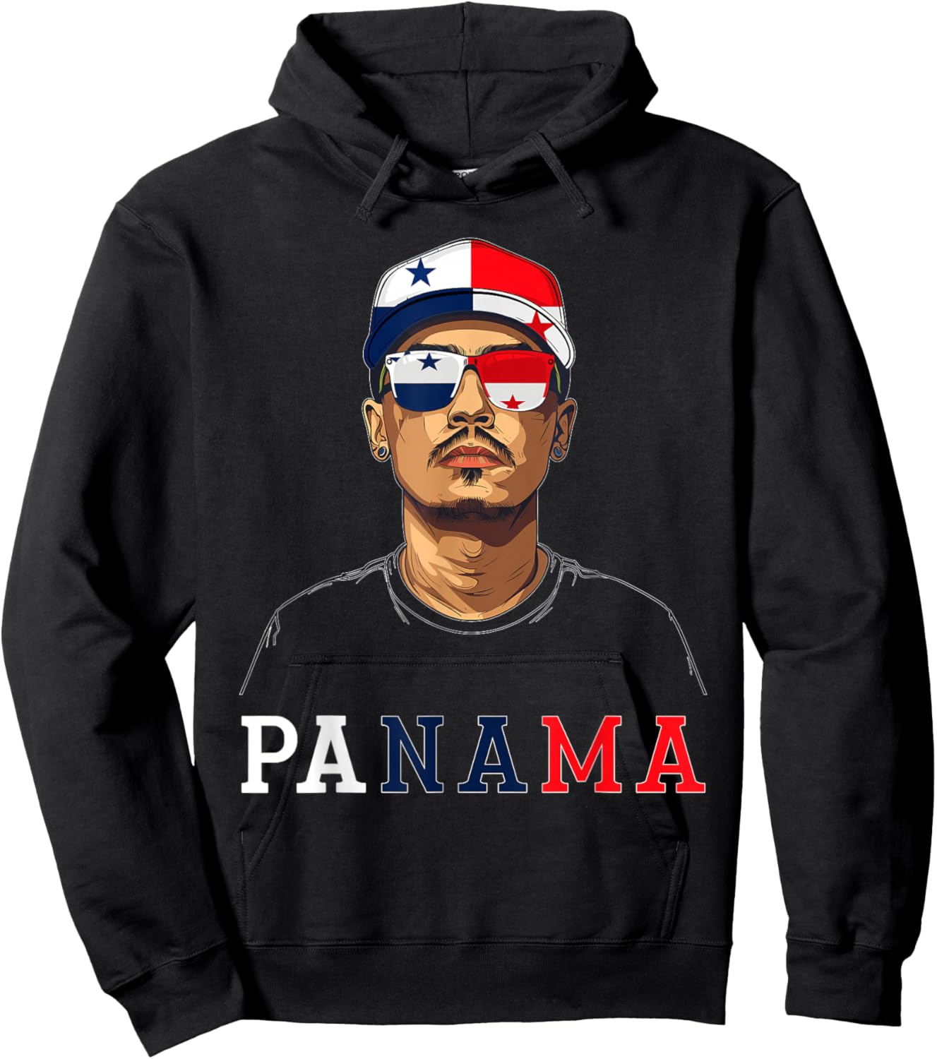 Panama Flag Outfit Souvenirs Country Panamanian Hoodie - Hoodie | Black