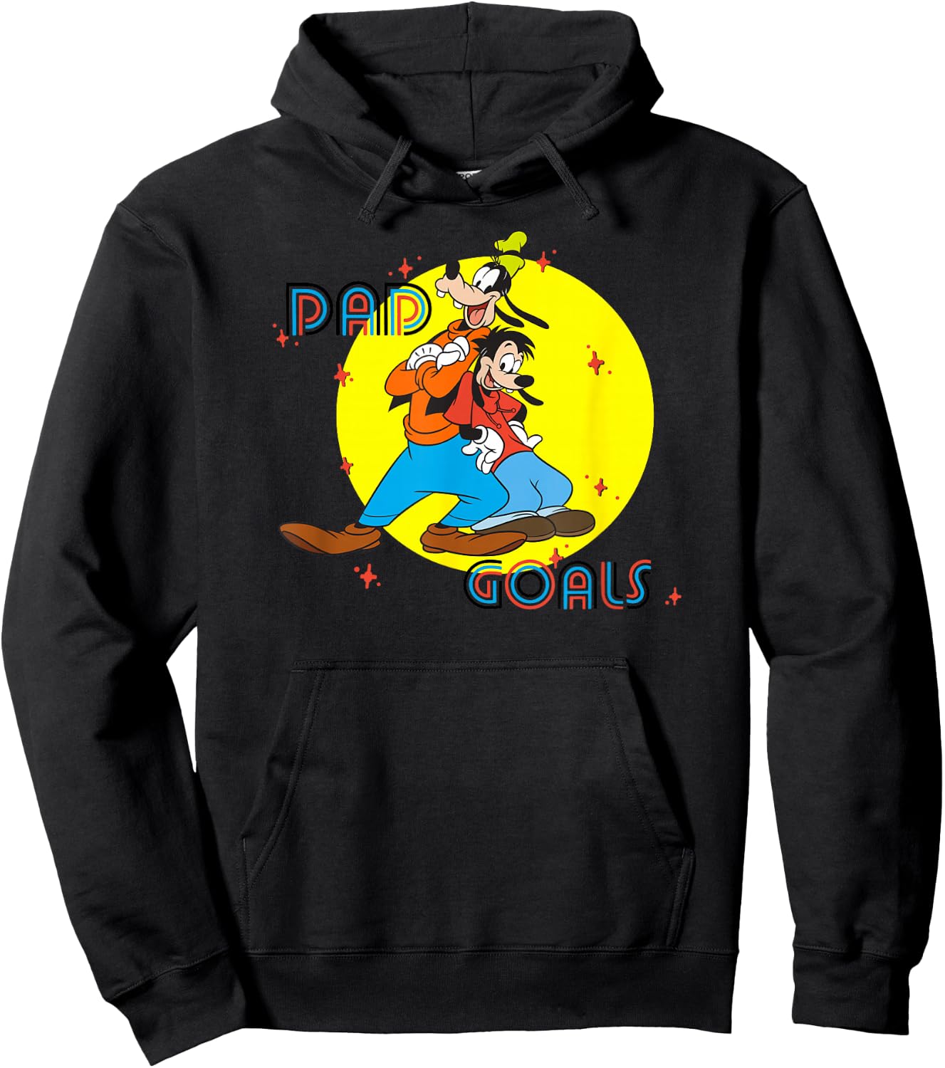 Disney Father's Day Goofy and Max Hoodie - Hoodie | Black