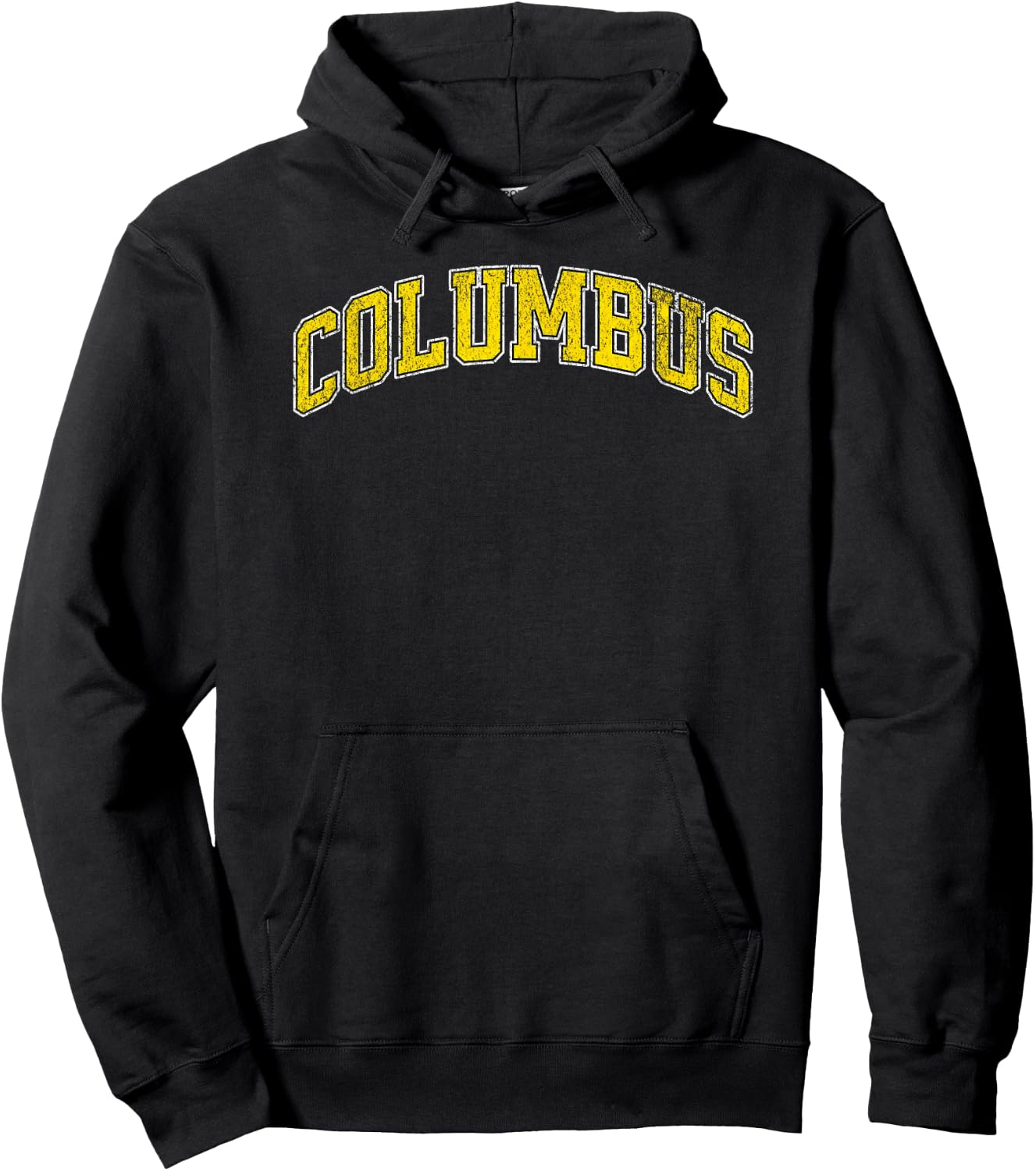 Columbus soccer vintage city Hoodie - Hoodie | Black