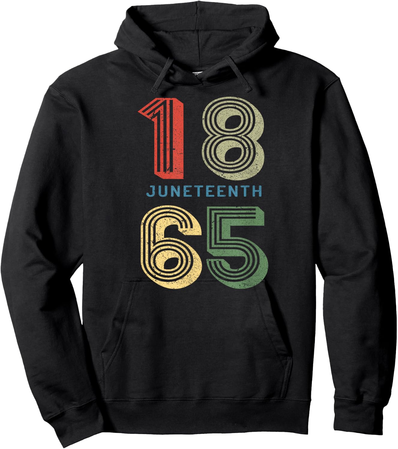 JUNETEENTH Freeish Since 1865 Melanin Ancestor Black History Hoodie - Hoodie | Black