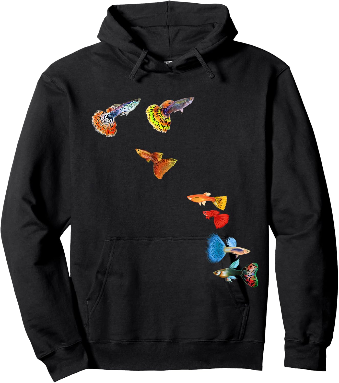 Guppy Fish Lover Forever Hoodie - Hoodie | Black