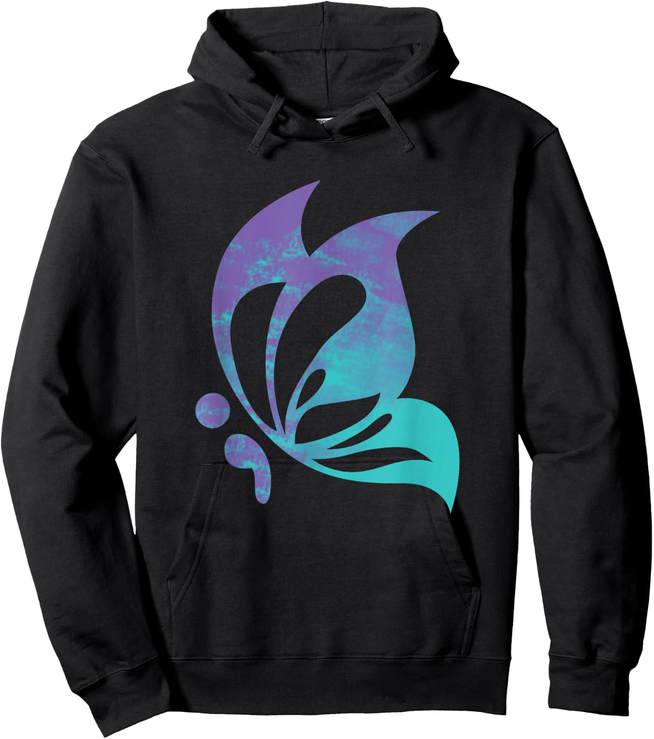 Semicolon Butterfly Mental Suicide Prevention Awareness Hoodie - Hoodie | Black