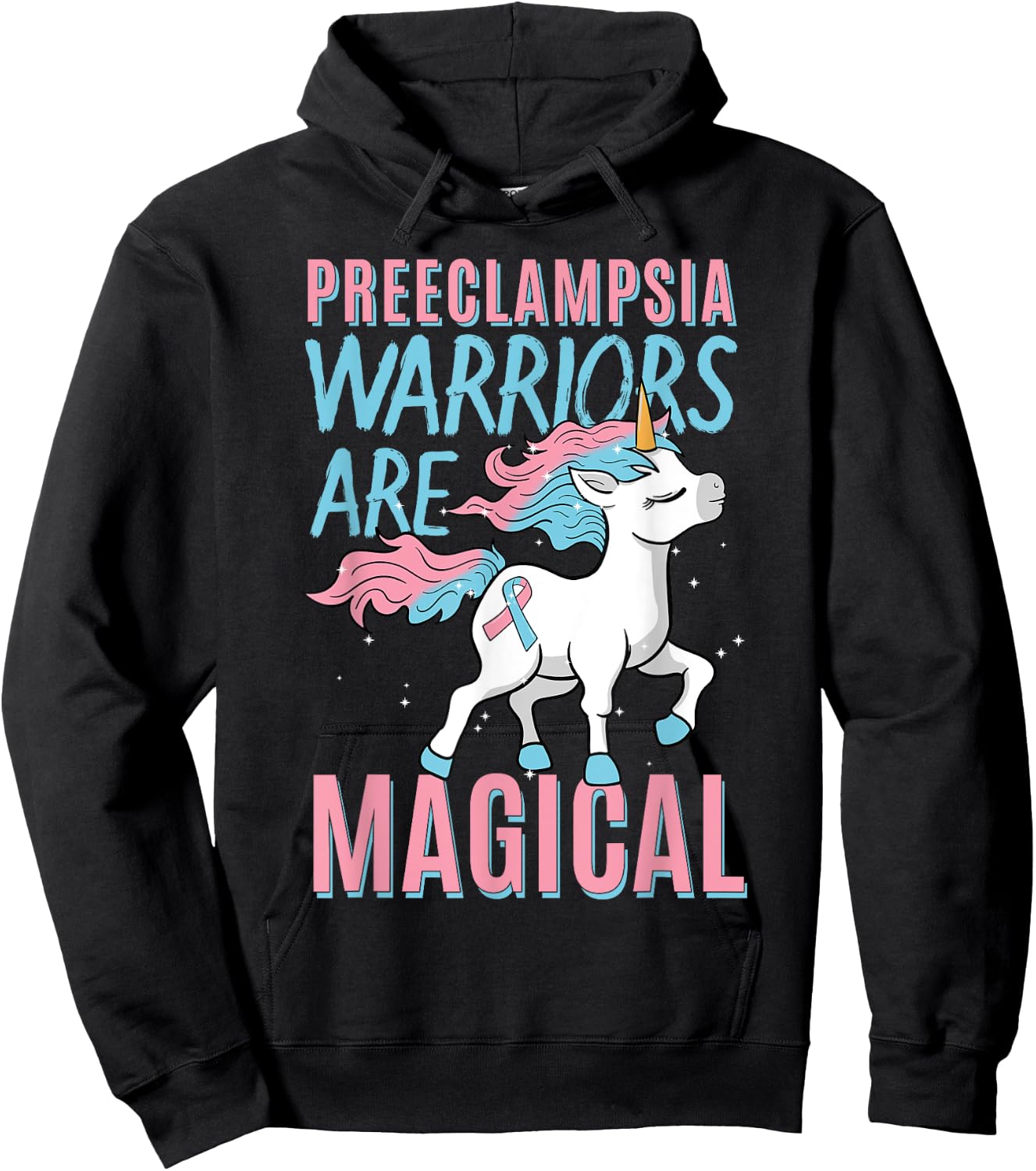 Preeclampsia Pregnancy Hypertension Pre-eclampsia Toxaemia Hoodie - Hoodie | Black