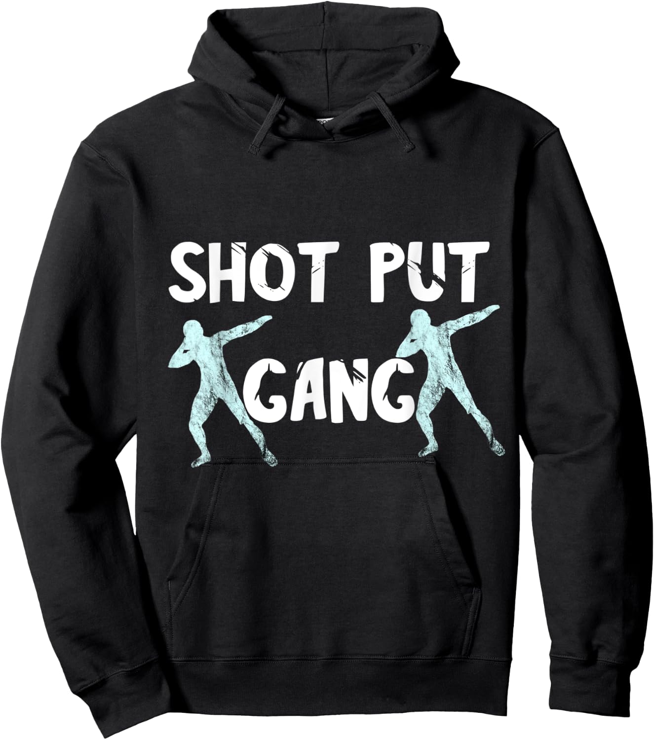 Shot Put Gang Thrower Squad Track And Field Throwing Team Hoodie - Hoodie | Black