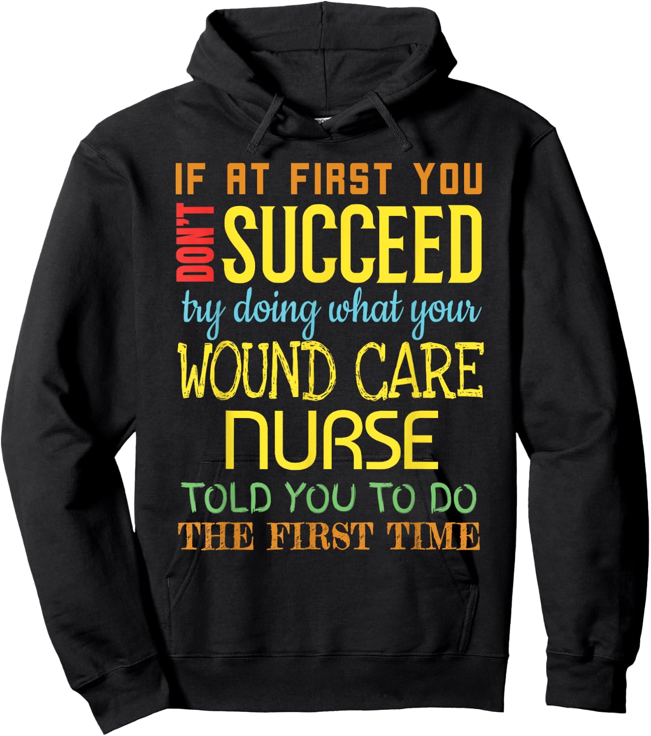 Funny Wound Care Nurse Appreciation Gifts Hoodie - Hoodie | Black
