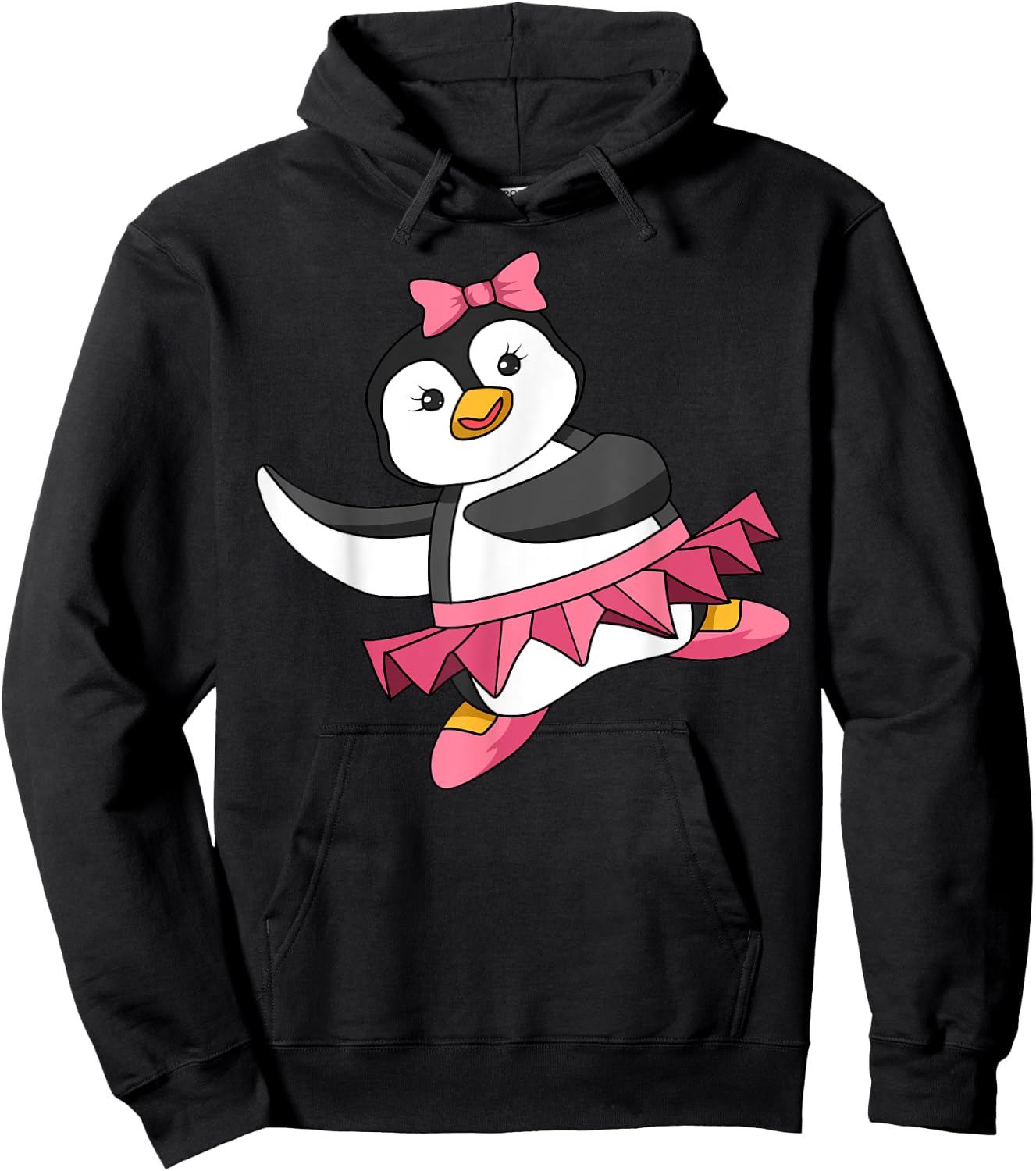 Penguin Ballerina Dance Ballet Dancer Flightless Bird Lover Hoodie - Hoodie | Black