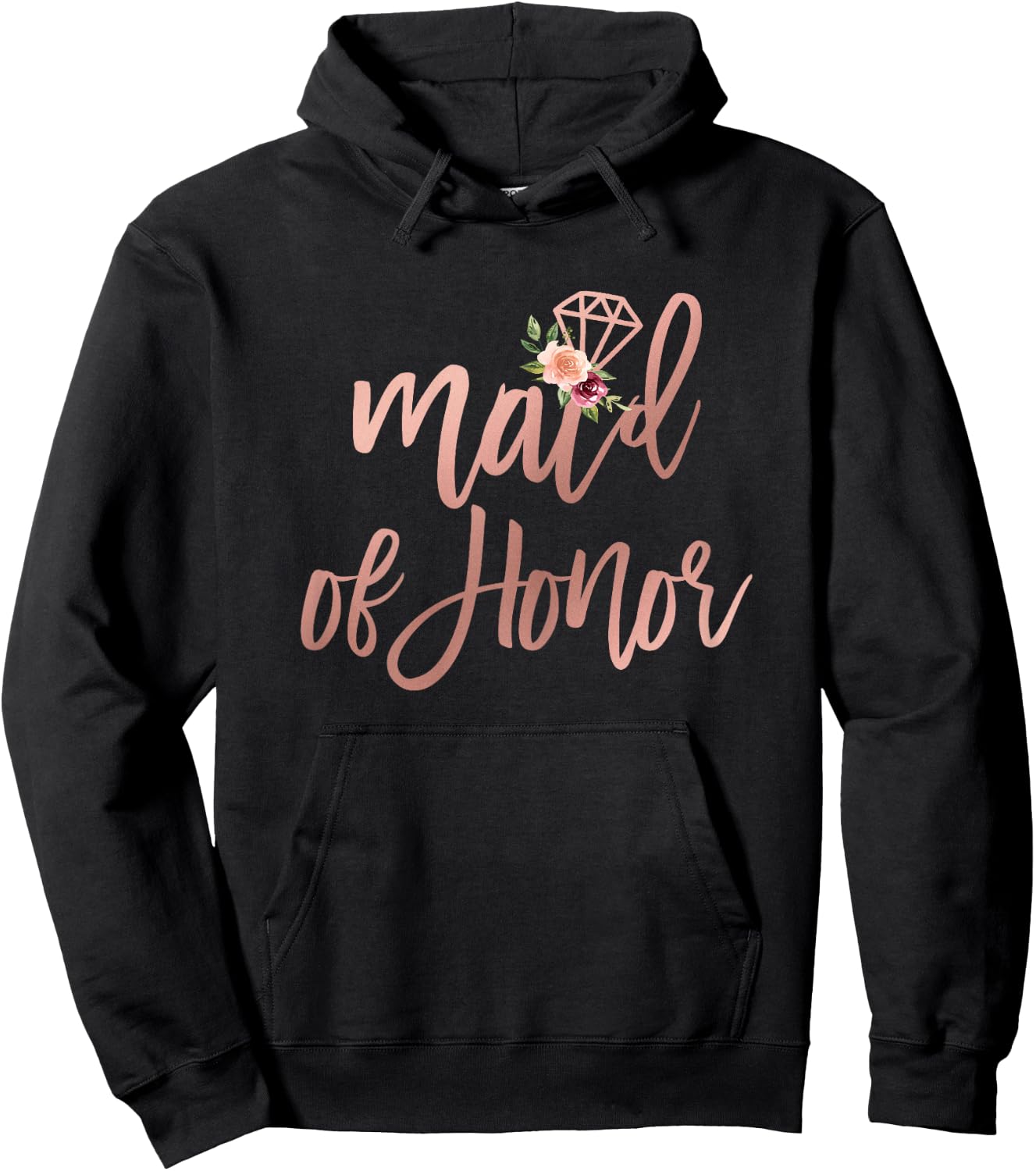 Wedding Shower for Sister from Bride to be Maid of Honor Hoodie - Hoodie | Black
